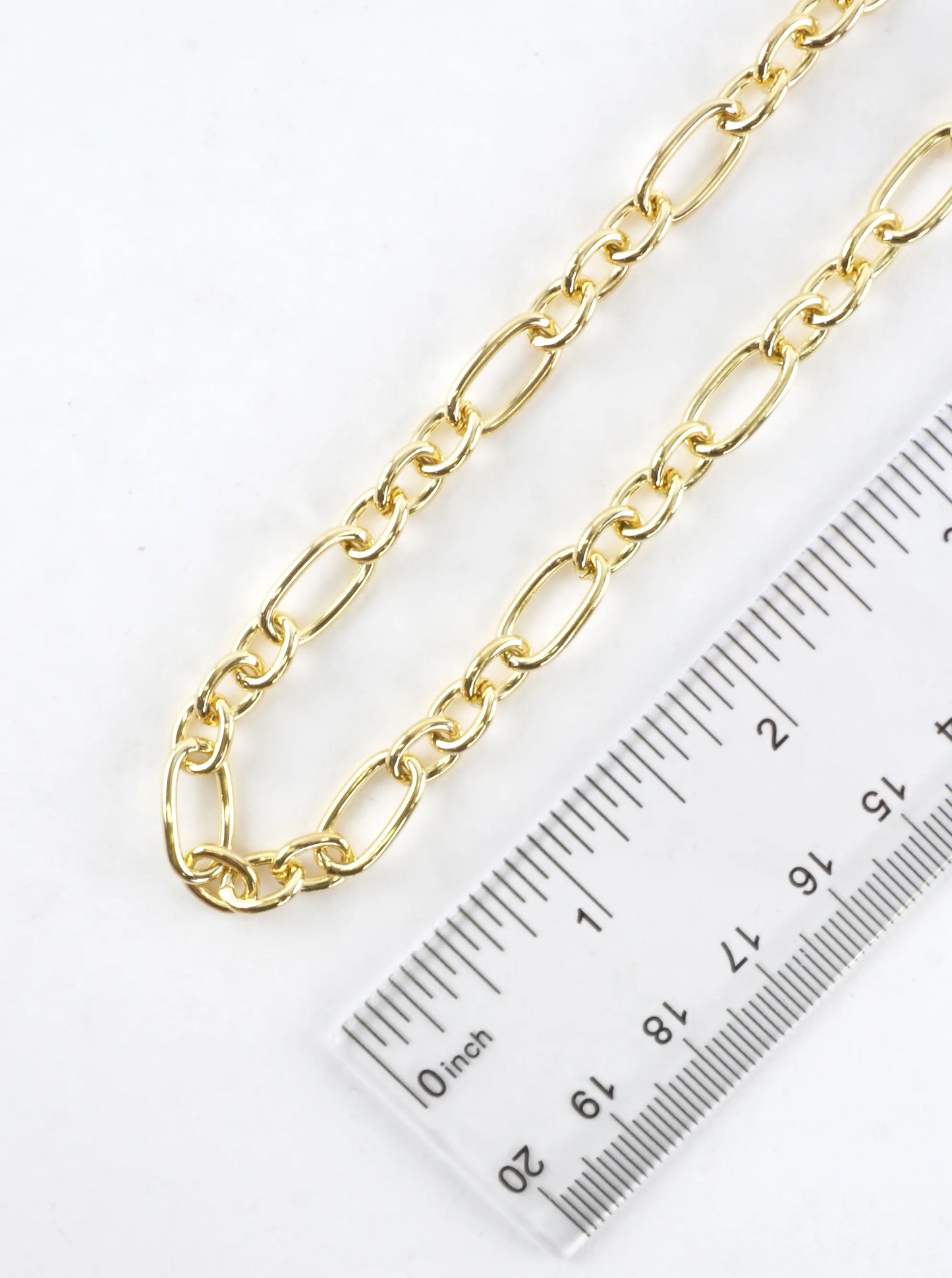 16 Inch Oval Links Stainless Steel Chain Necklace