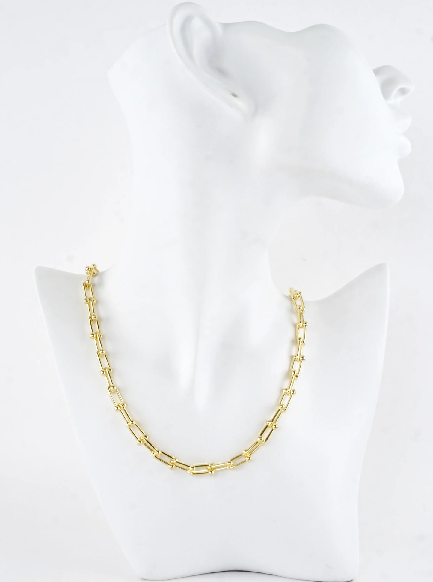16 Inch Stainless Steel Horseshoe Chain Necklace