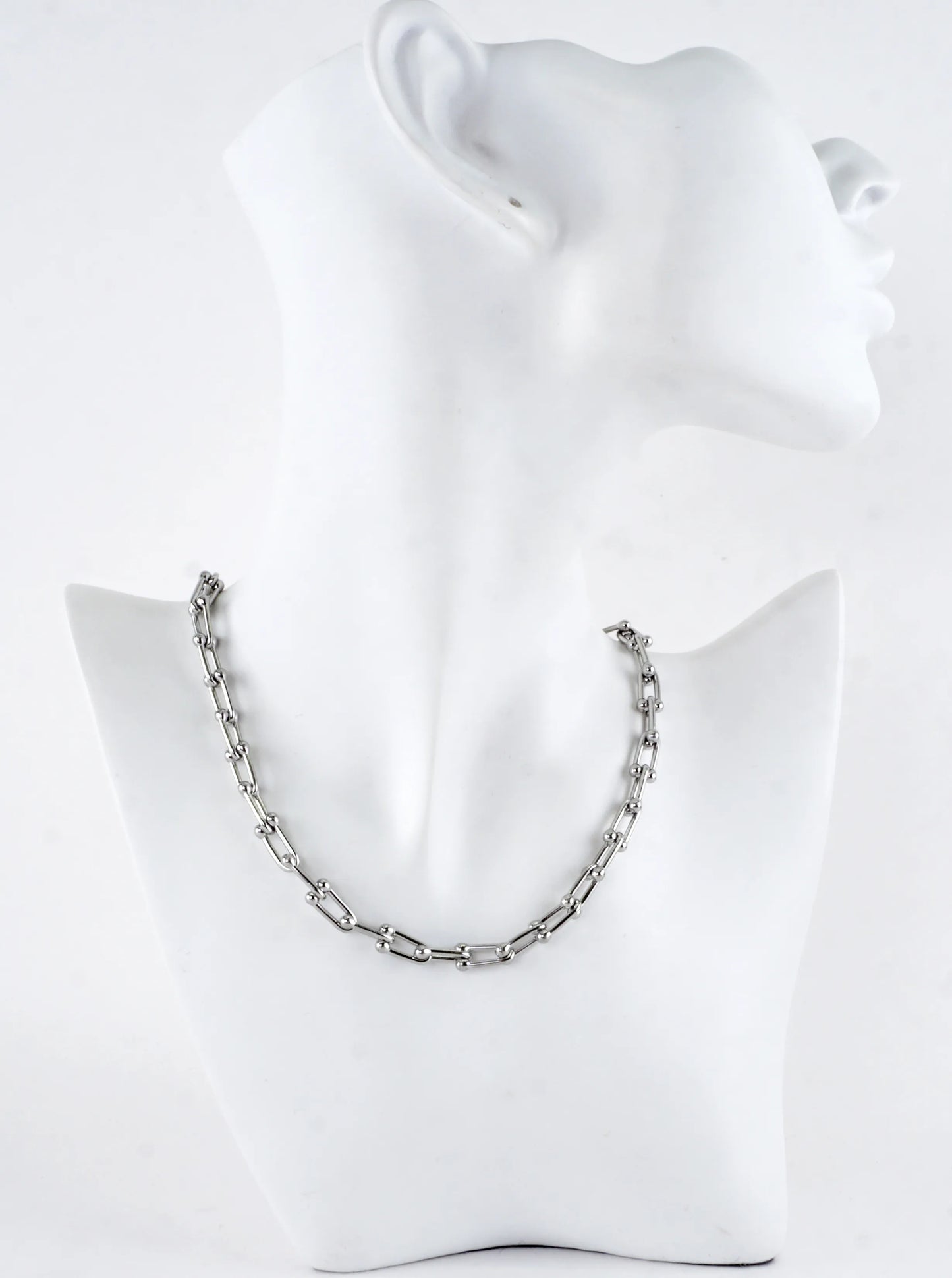 16 Inch Stainless Steel Horseshoe Chain Necklace