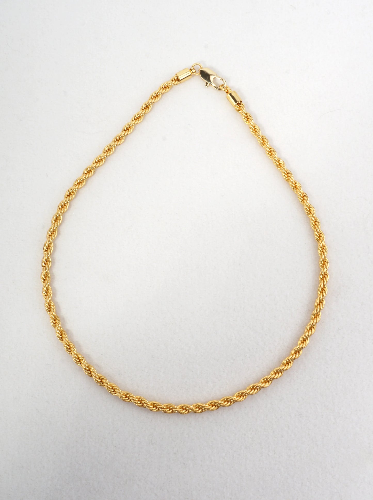 18 Inch Bold Twisted Rope Chain Necklace