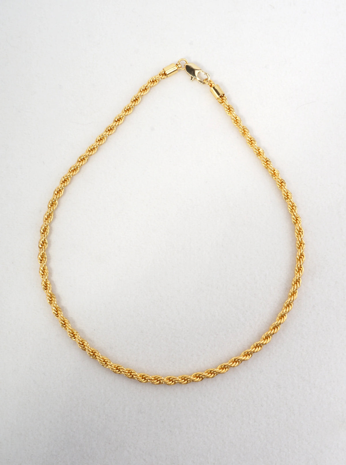18 Inch Bold Twisted Rope Chain Necklace