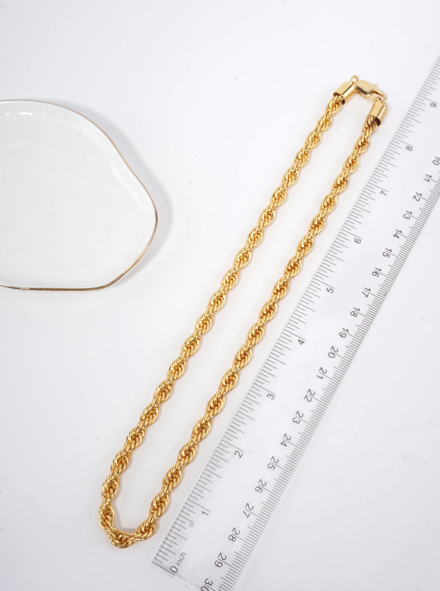 18 Inch Chunky Rope Chain Necklace