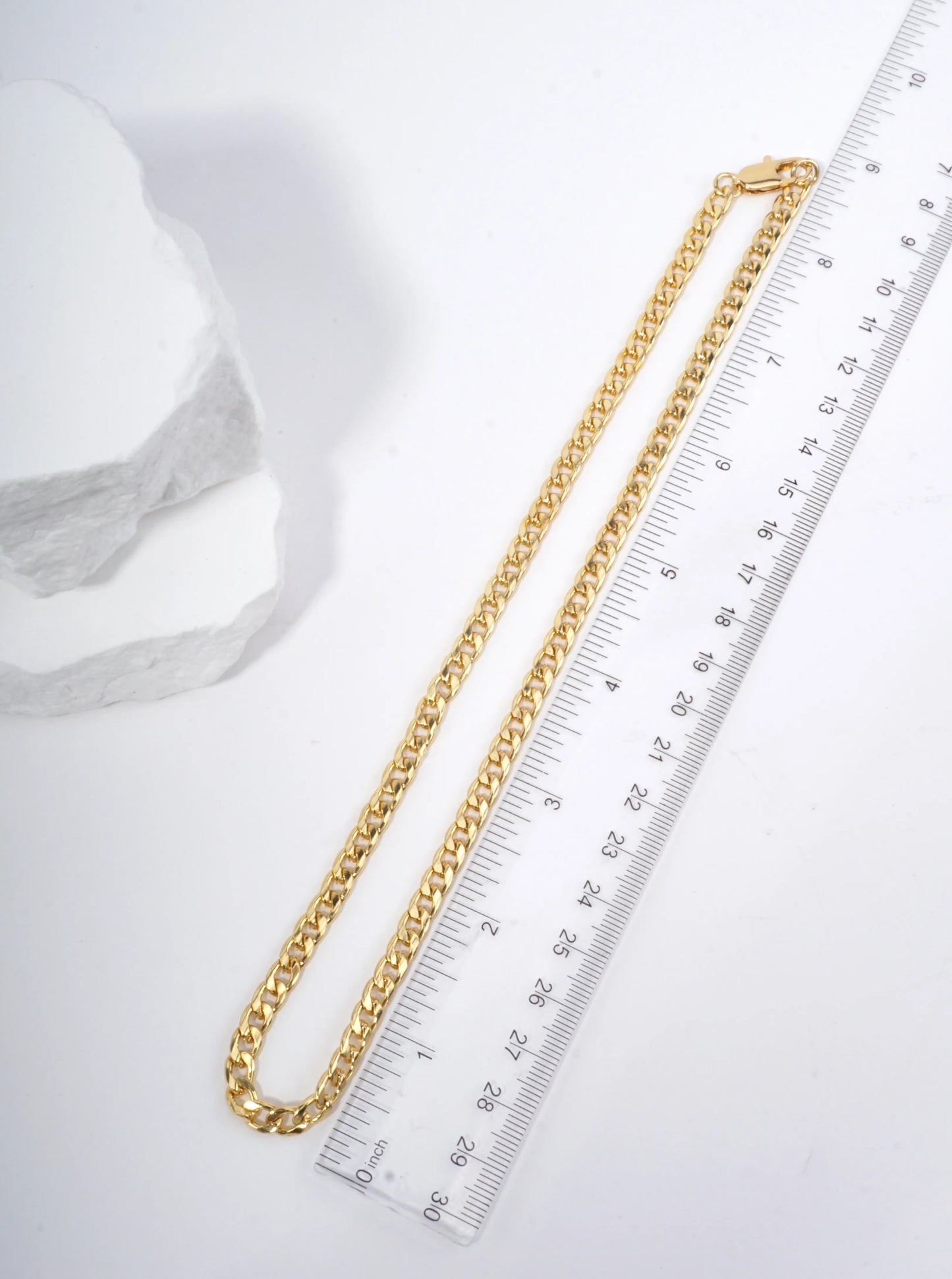 18 Inch Classic Curb Link Necklace