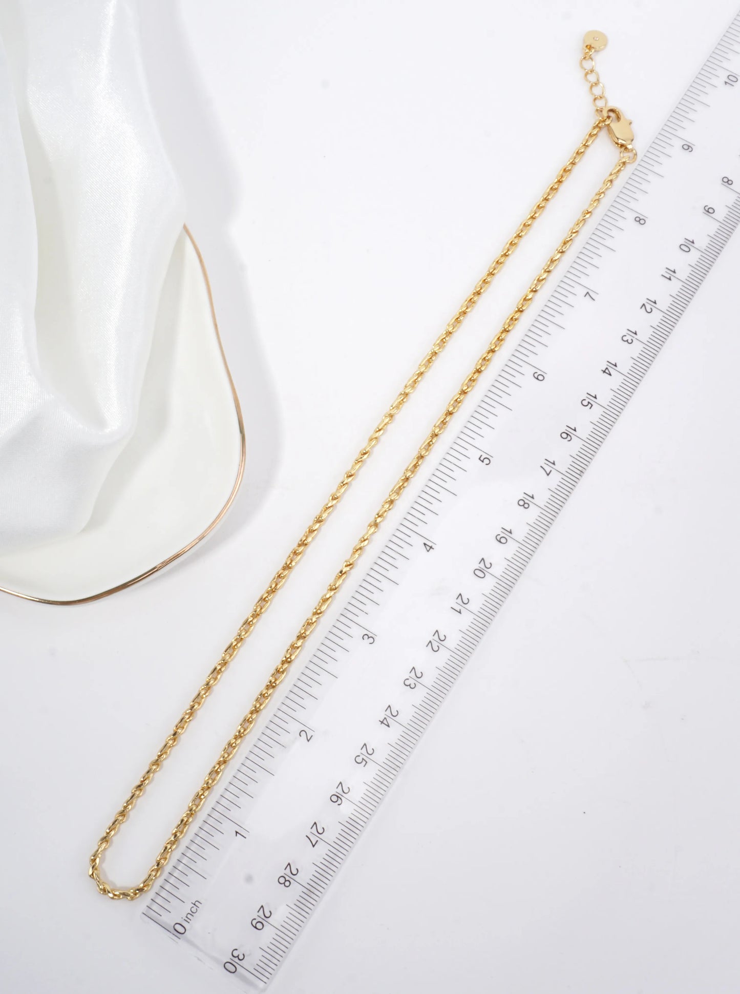 18 Inch Delicate Rope Chain Necklace