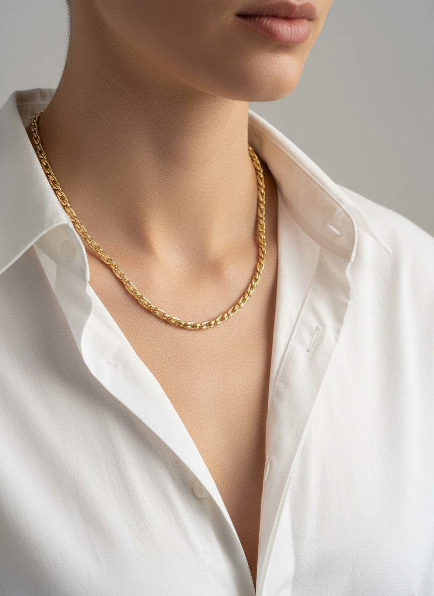 18 Inch Delicate Rope Chain Necklace