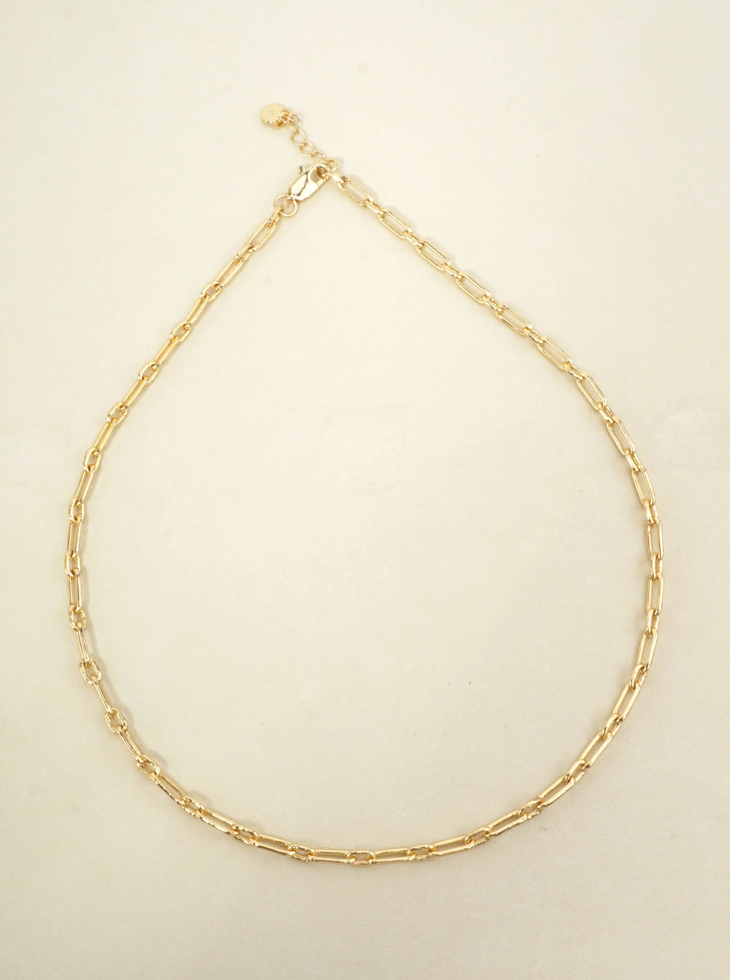 18 Inch Elongated Link Chain Necklace