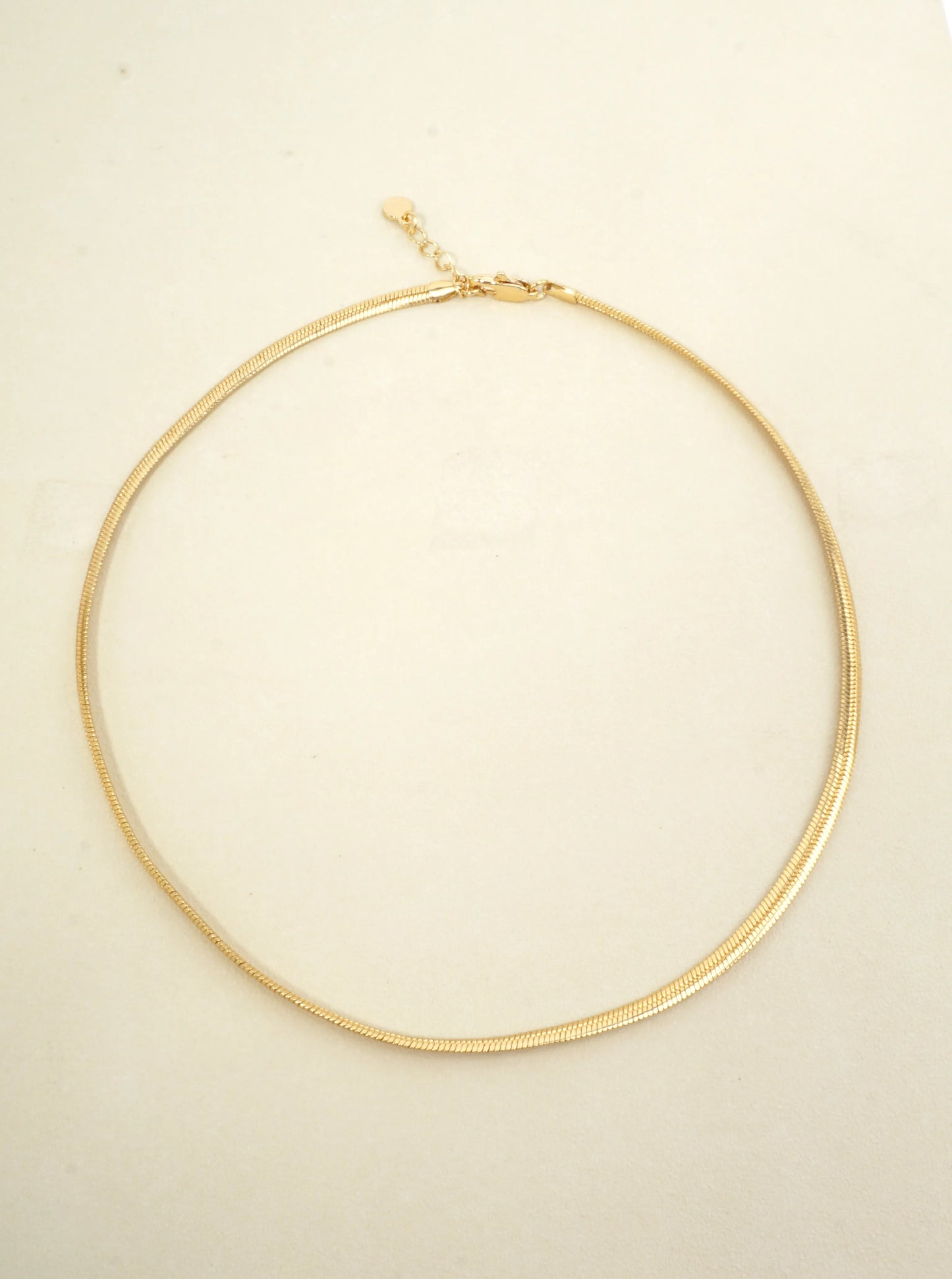 18 Inch Flat Snake Chain Necklace