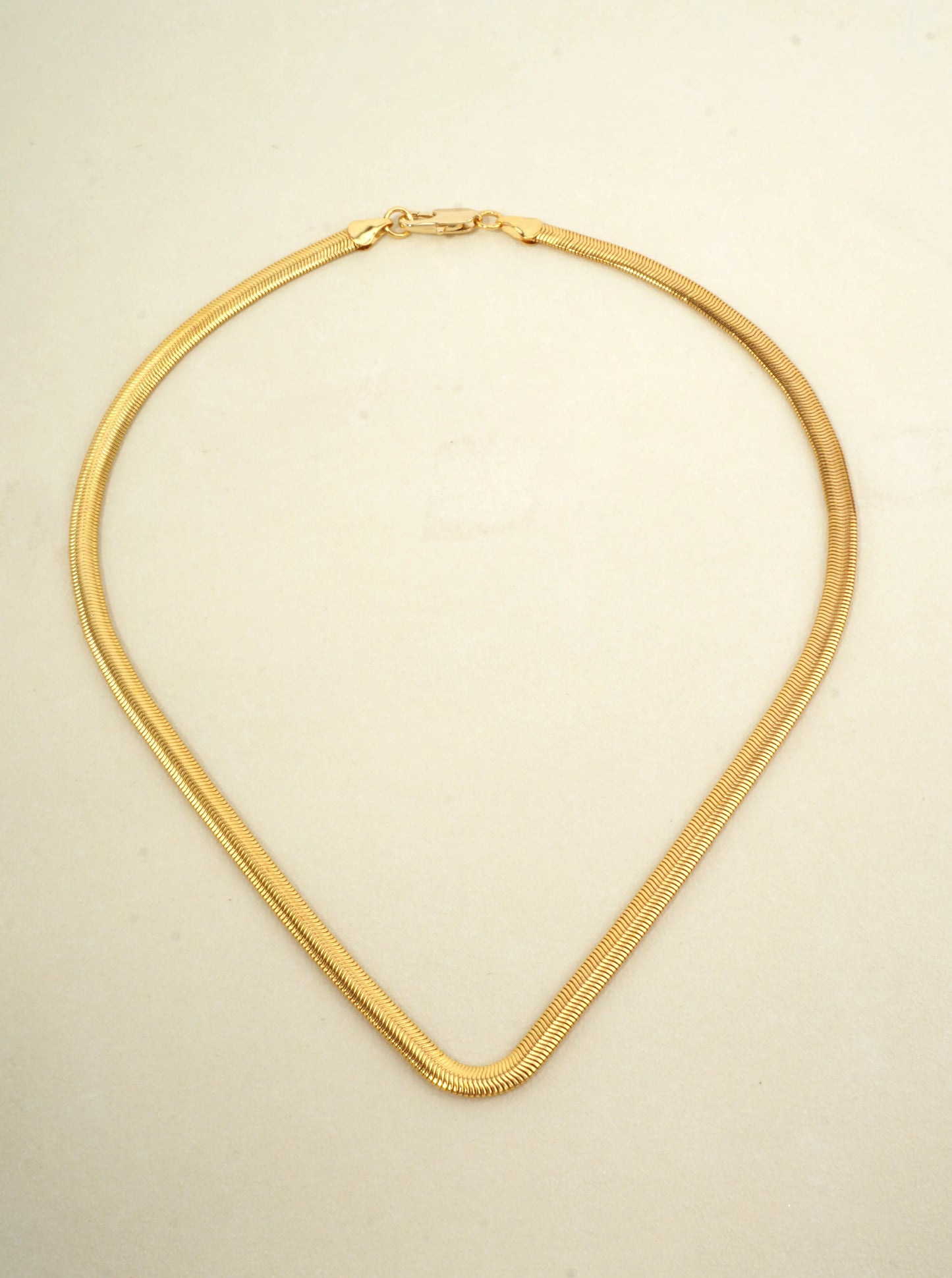 18 Inch Flat Snake Chain Necklace