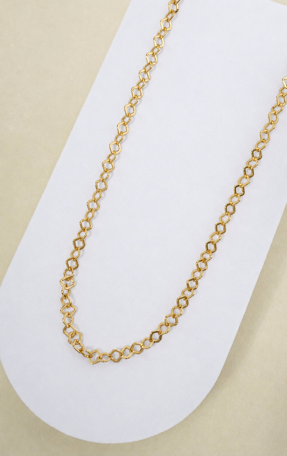 18 Inch Minimalist Geometric Chain Necklace