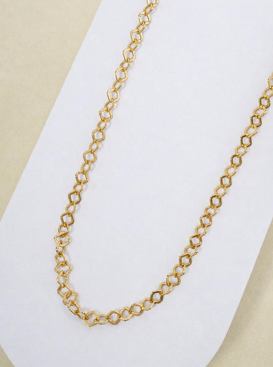 18 Inch Minimalist Geometric Chain Necklace