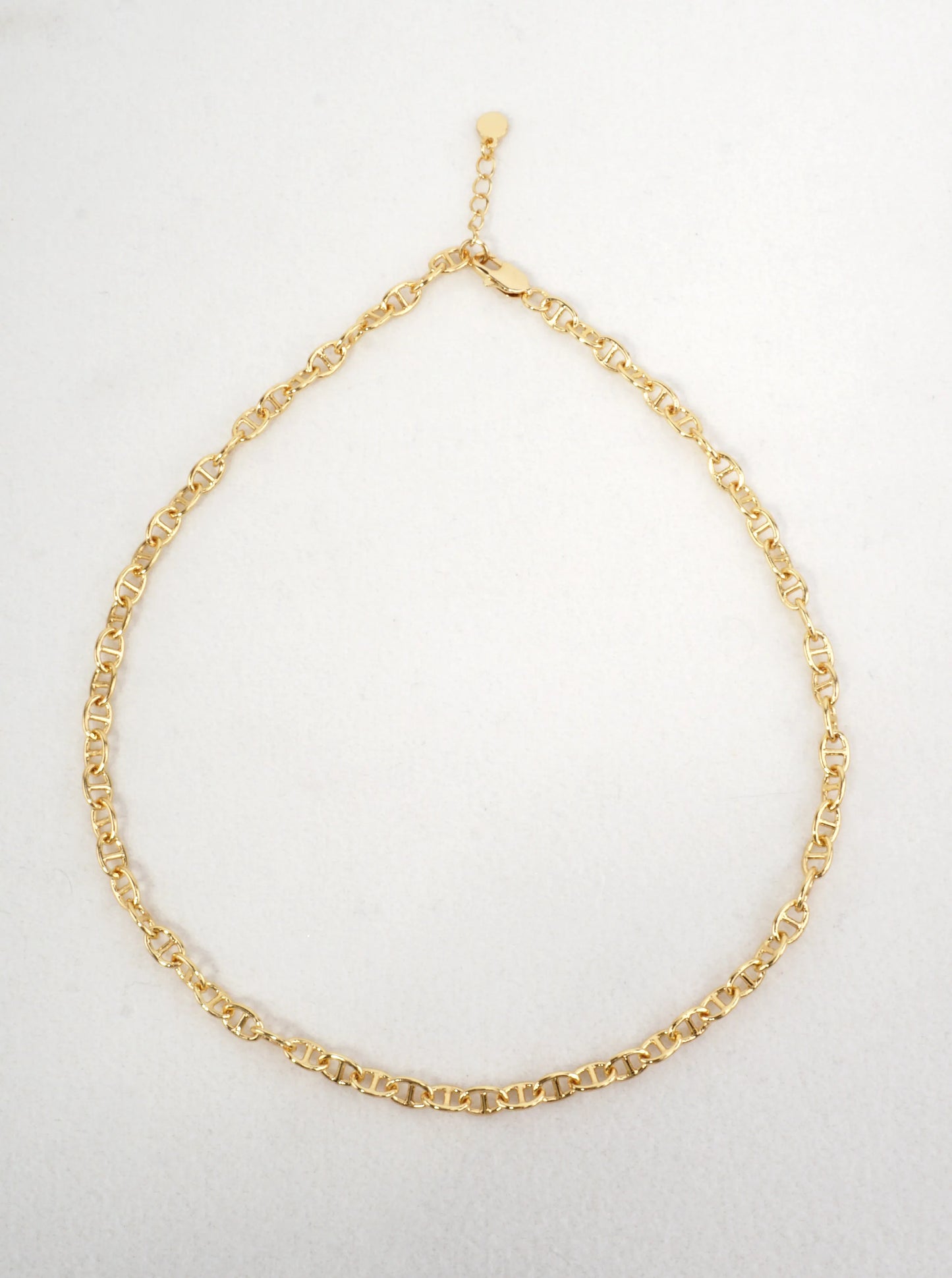 18 Inch Modern Horsebit Necklace