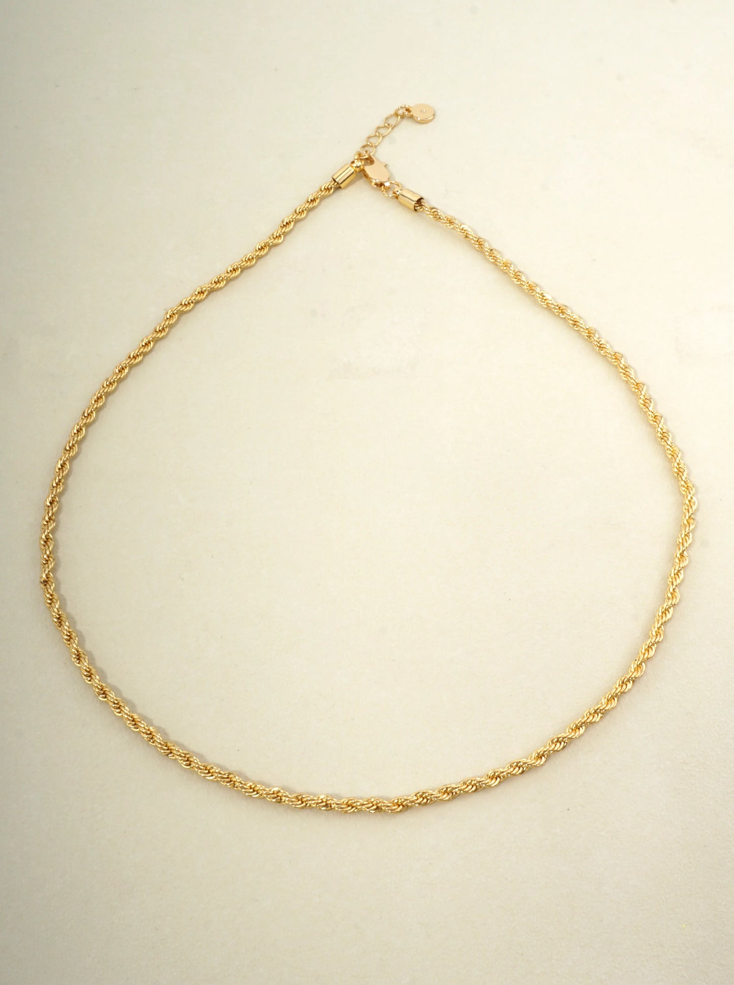 18 Inch Twisted Rope Chain Necklace