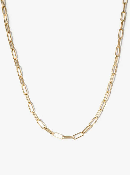 18K Gold Dipped 10mm Link Chain Necklace