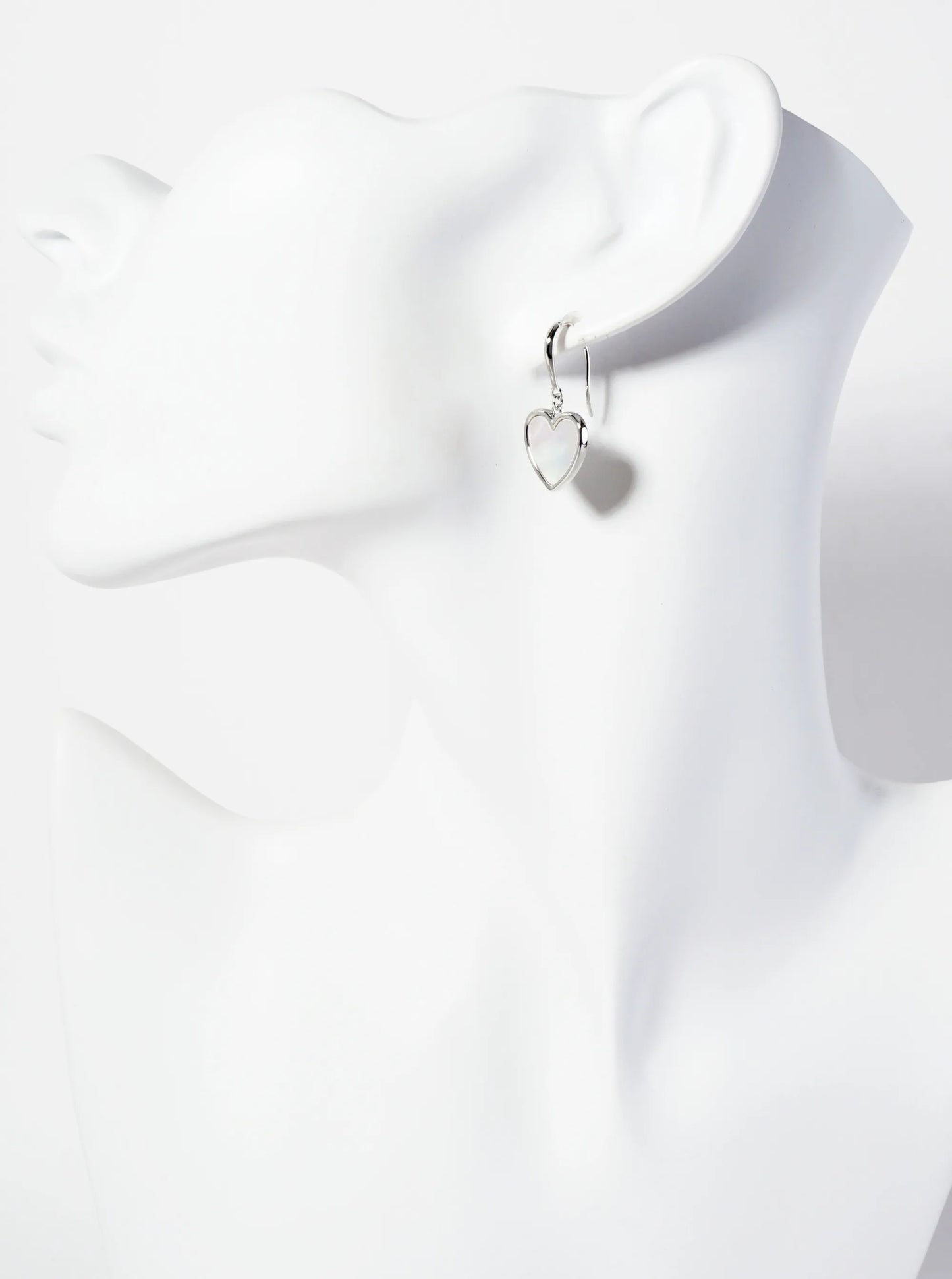 18K-Gold-Dipped 11mm Heart Drop Dangle Earrings