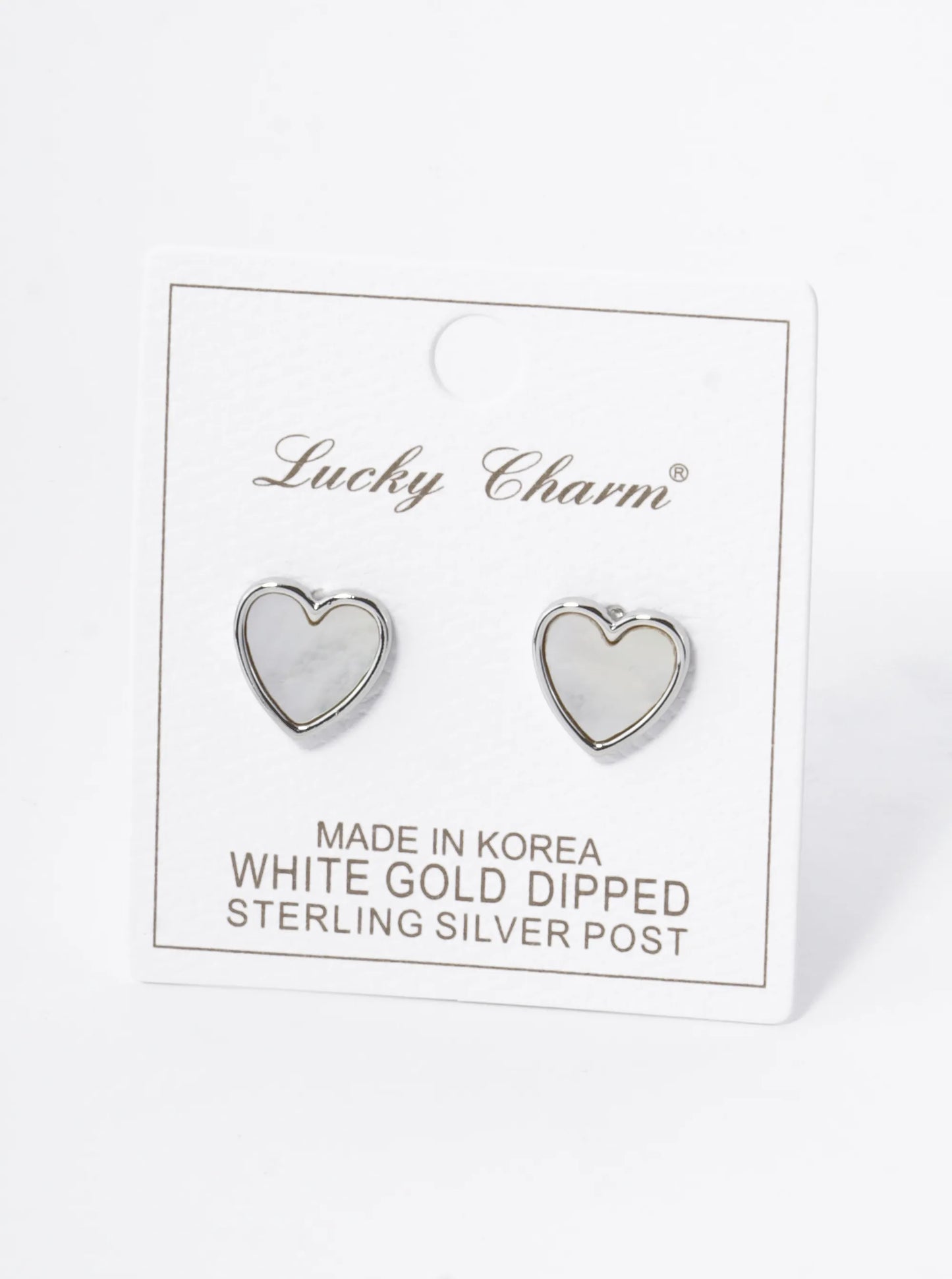 18K Gold Dipped 13mm Heart Stud Earrings