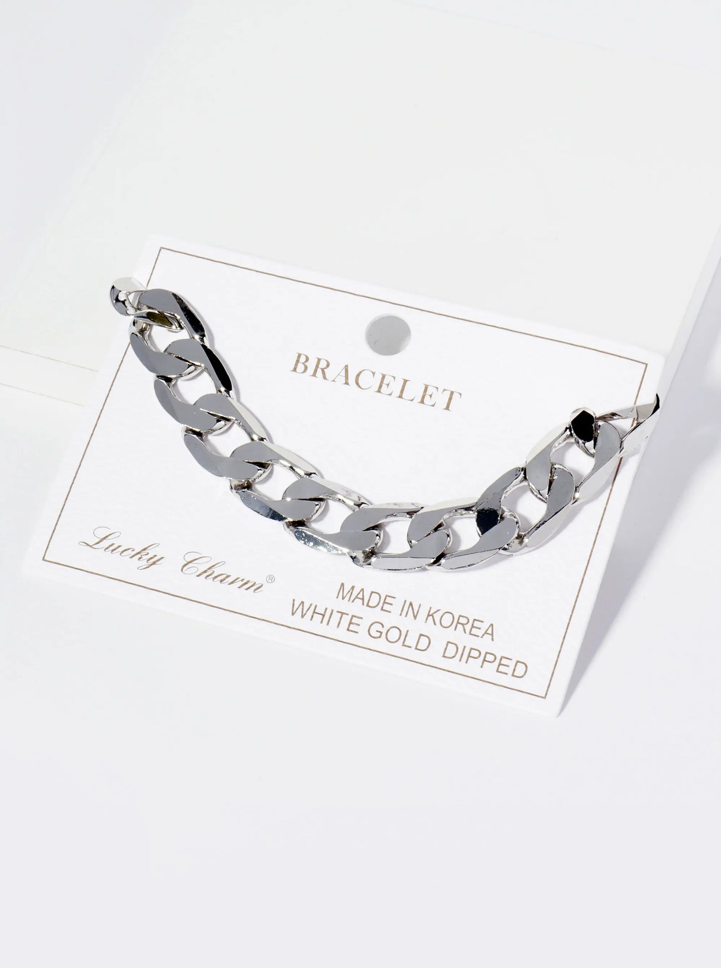 18K Gold Dipped 15mm Cuban Chain Bracelet