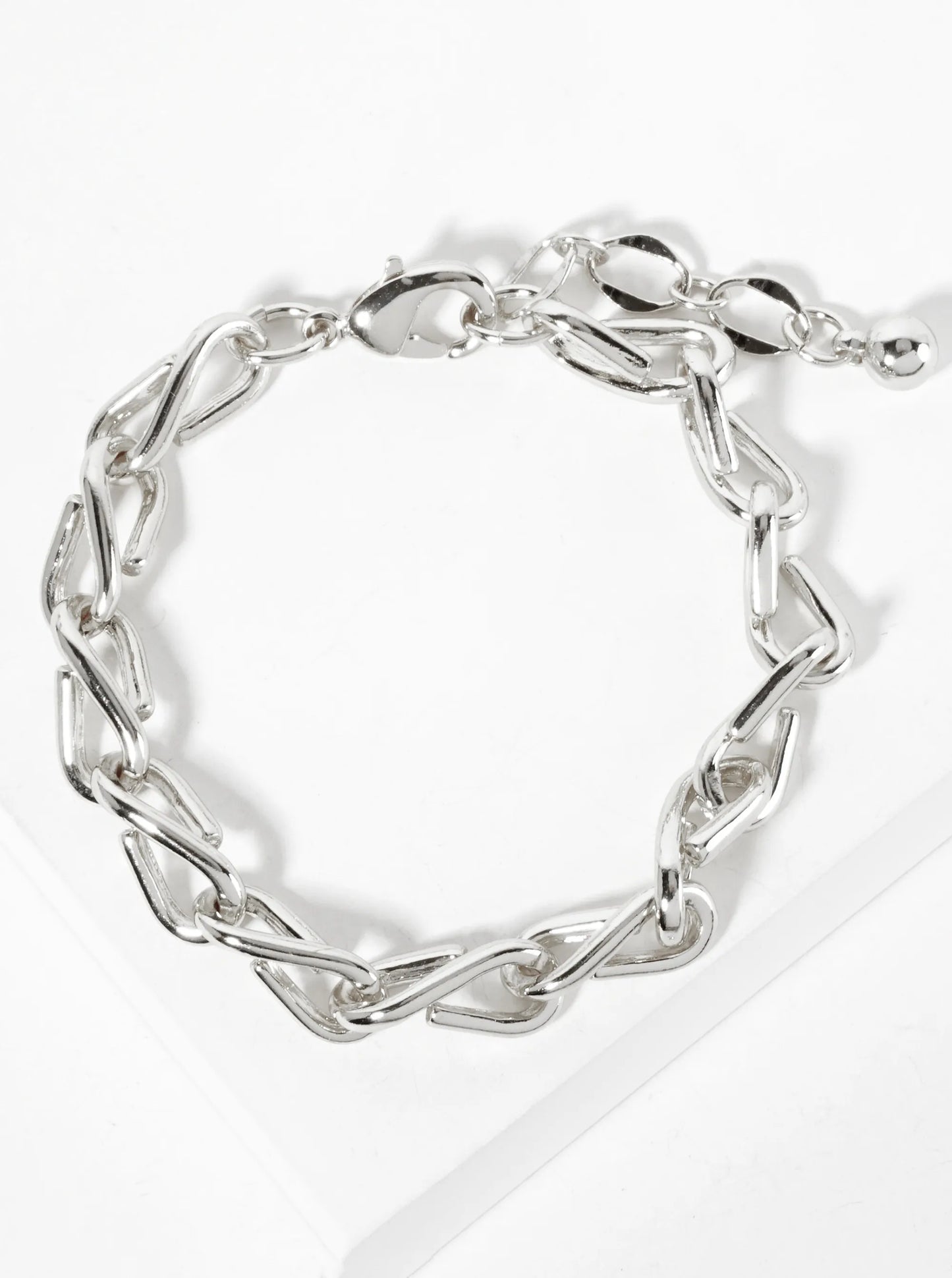 18K-Gold-Dipped 15mm Polished Brass Chain Bracelet