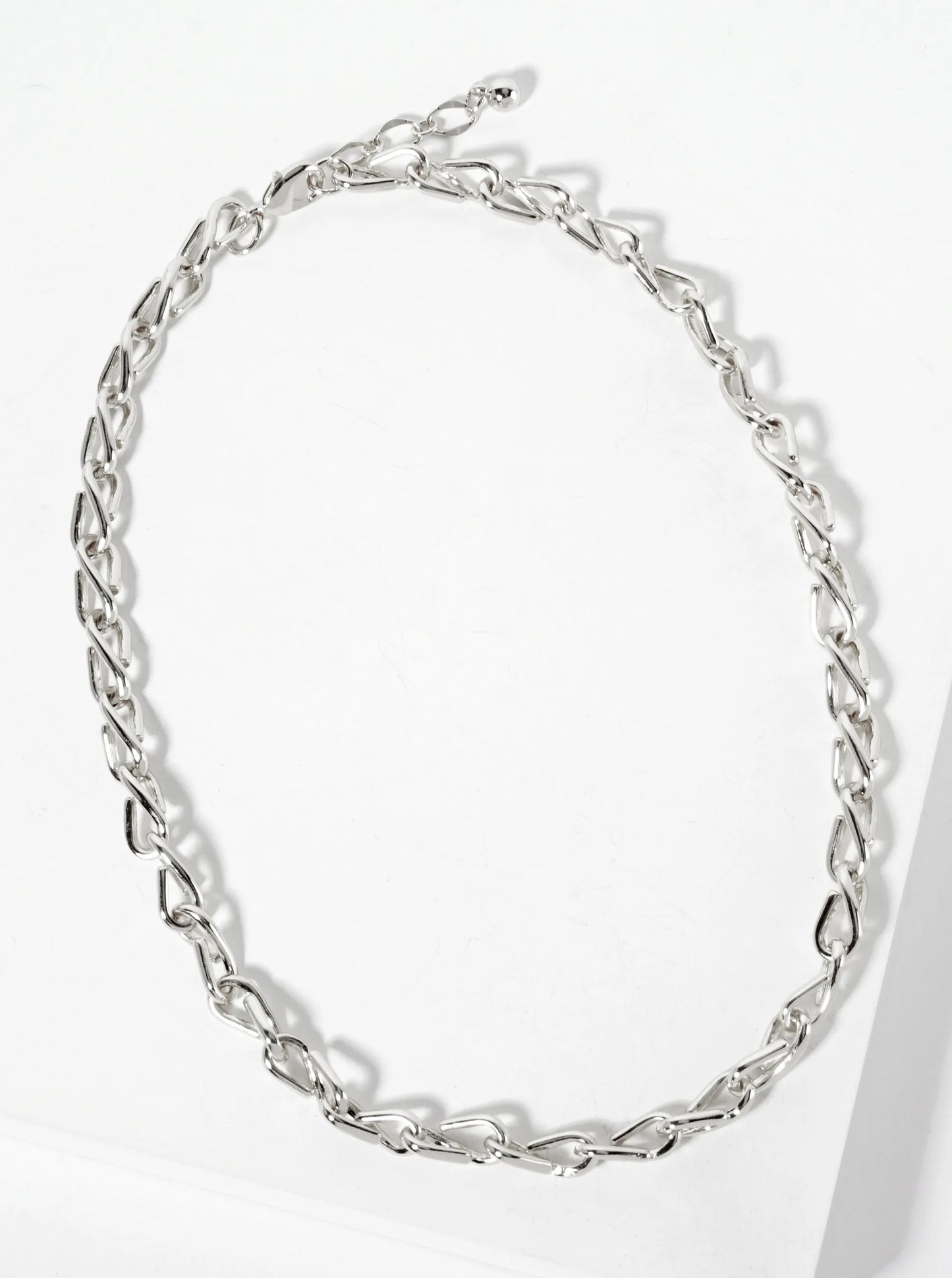 18K-Gold-Dipped 15mm Polished Brass Chain Necklace
