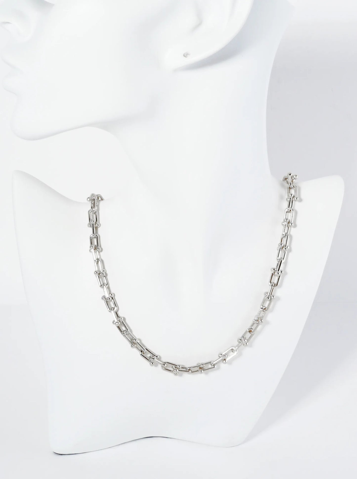 18K Gold Dipped 18 Inch Small HardWear Link Chain Necklace