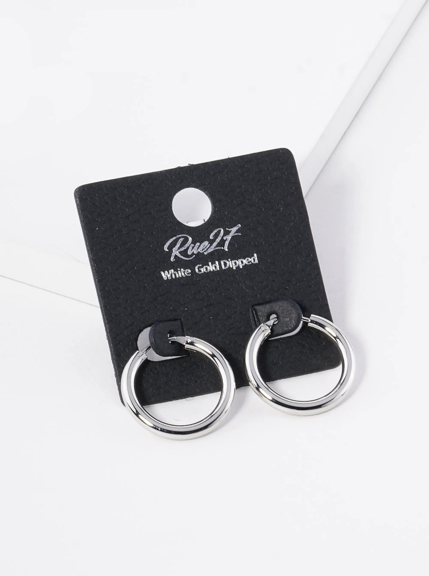 18K Gold Dipped 20mm Brass Infinite Hoop Earrings