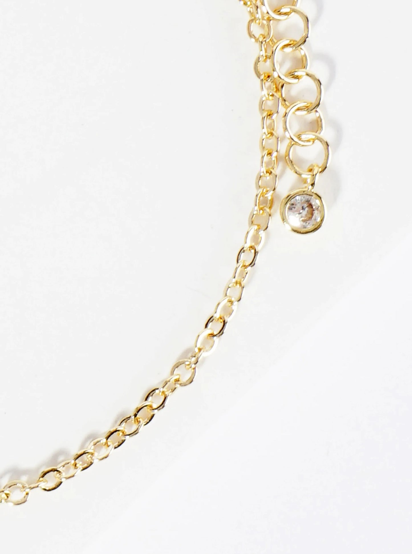 18K Gold Dipped 2mm Classic Brass Chain Anklet