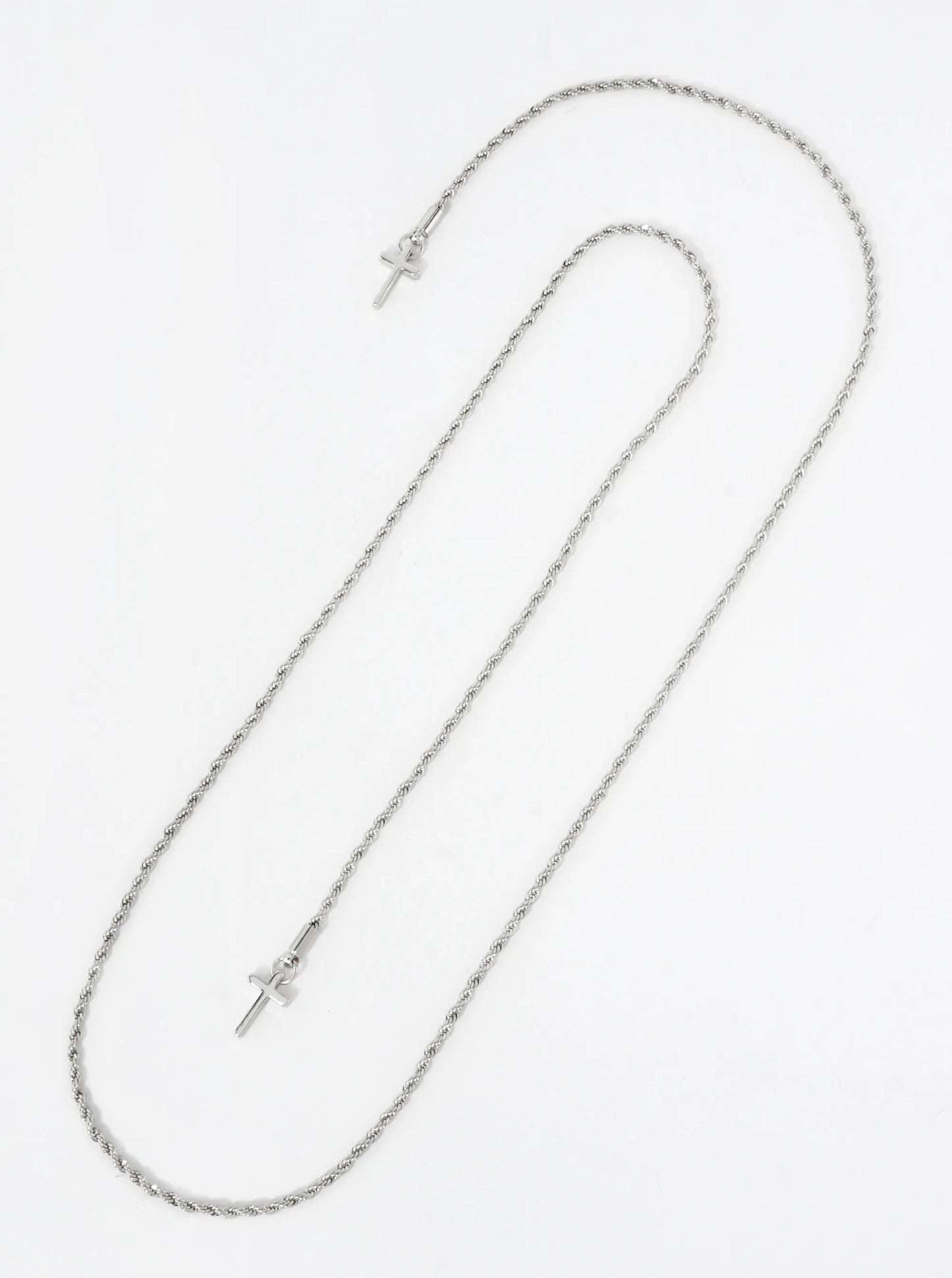 18K-Gold-Dipped 2mm Rope Face-Chain