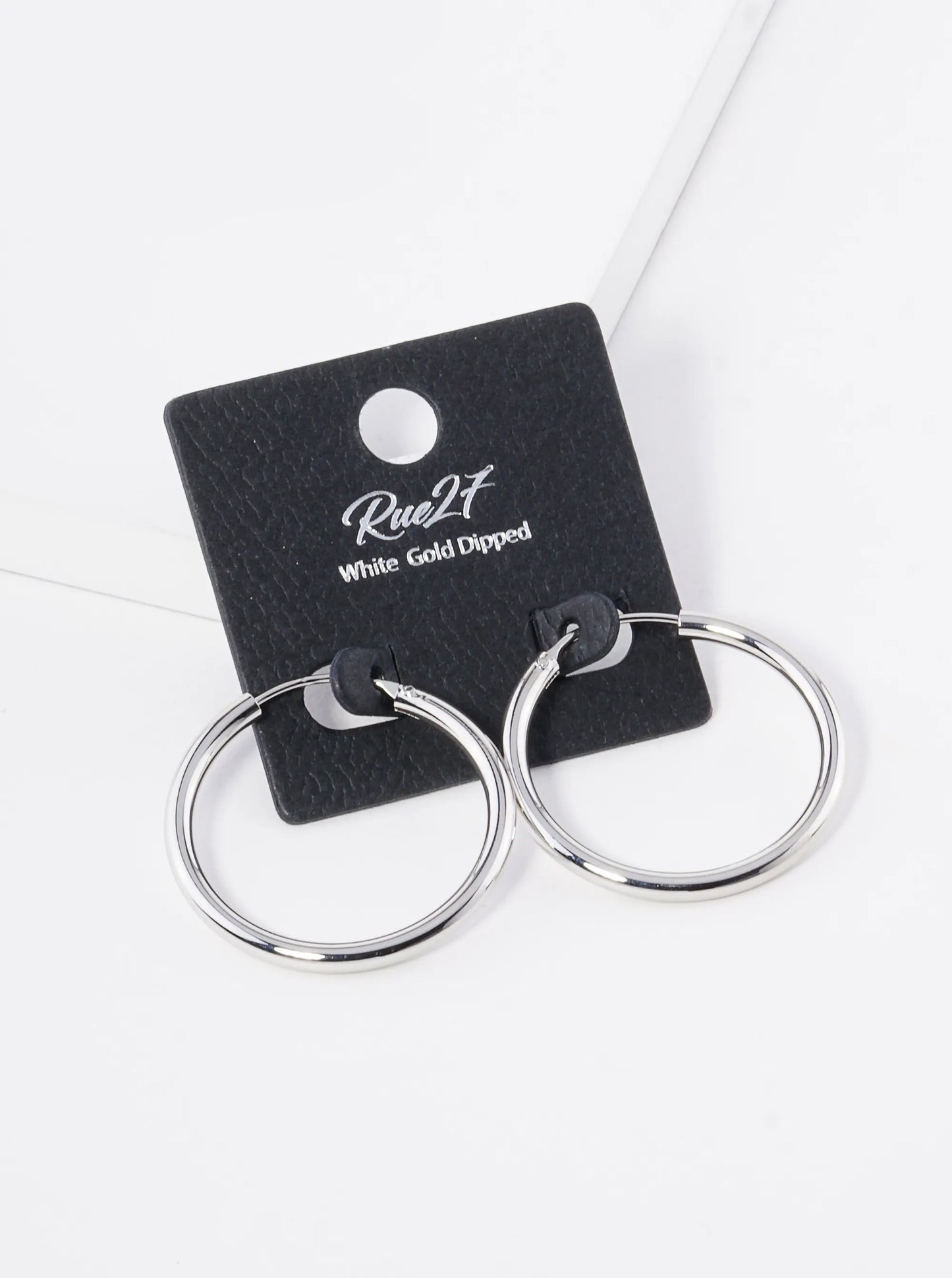 18K Gold Dipped 30mm Brass Infinite Hoop Earrings