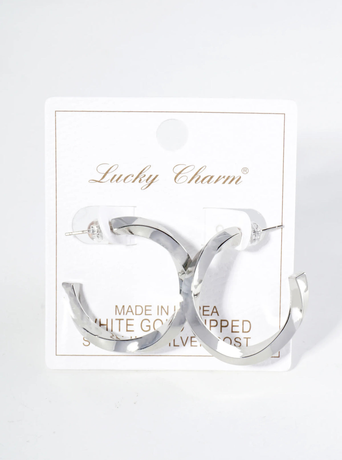 18K Gold Dipped 30mm Twisted Hoop Earrings