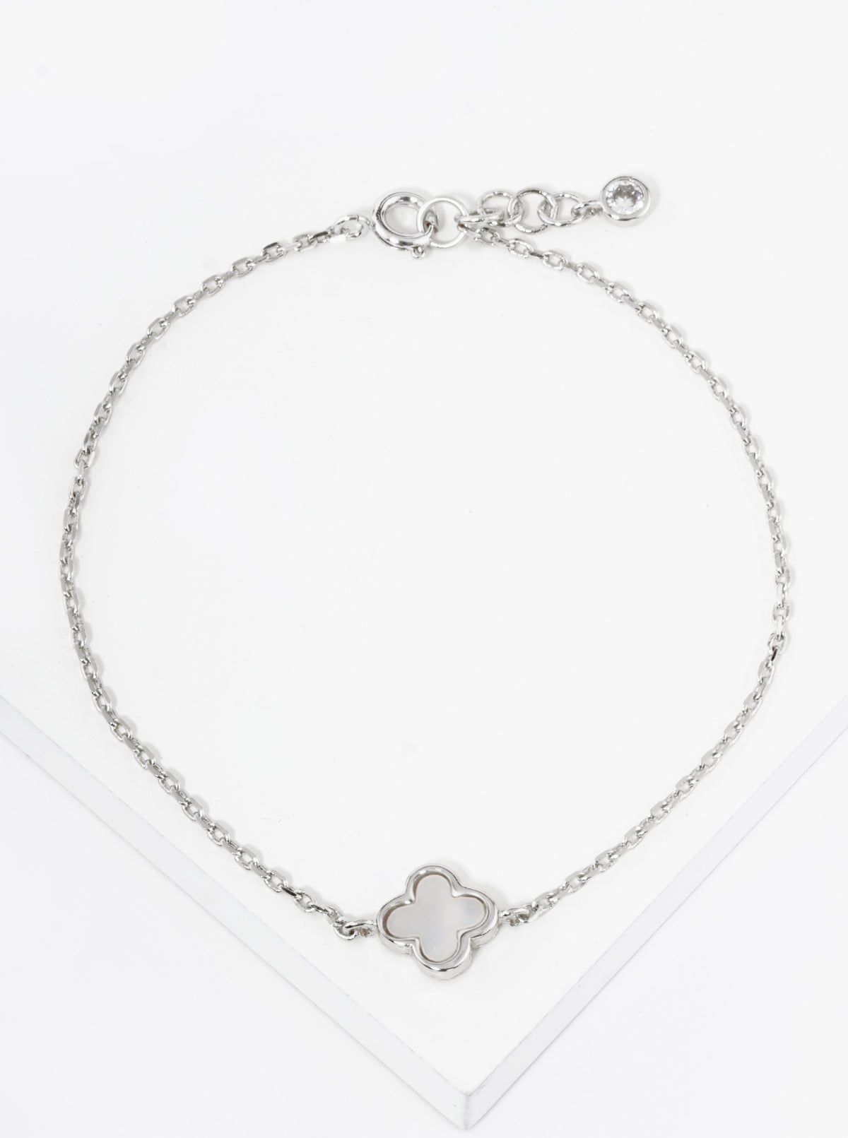 18K Gold Dipped 9mm Quatrefoil Chain Bracelet