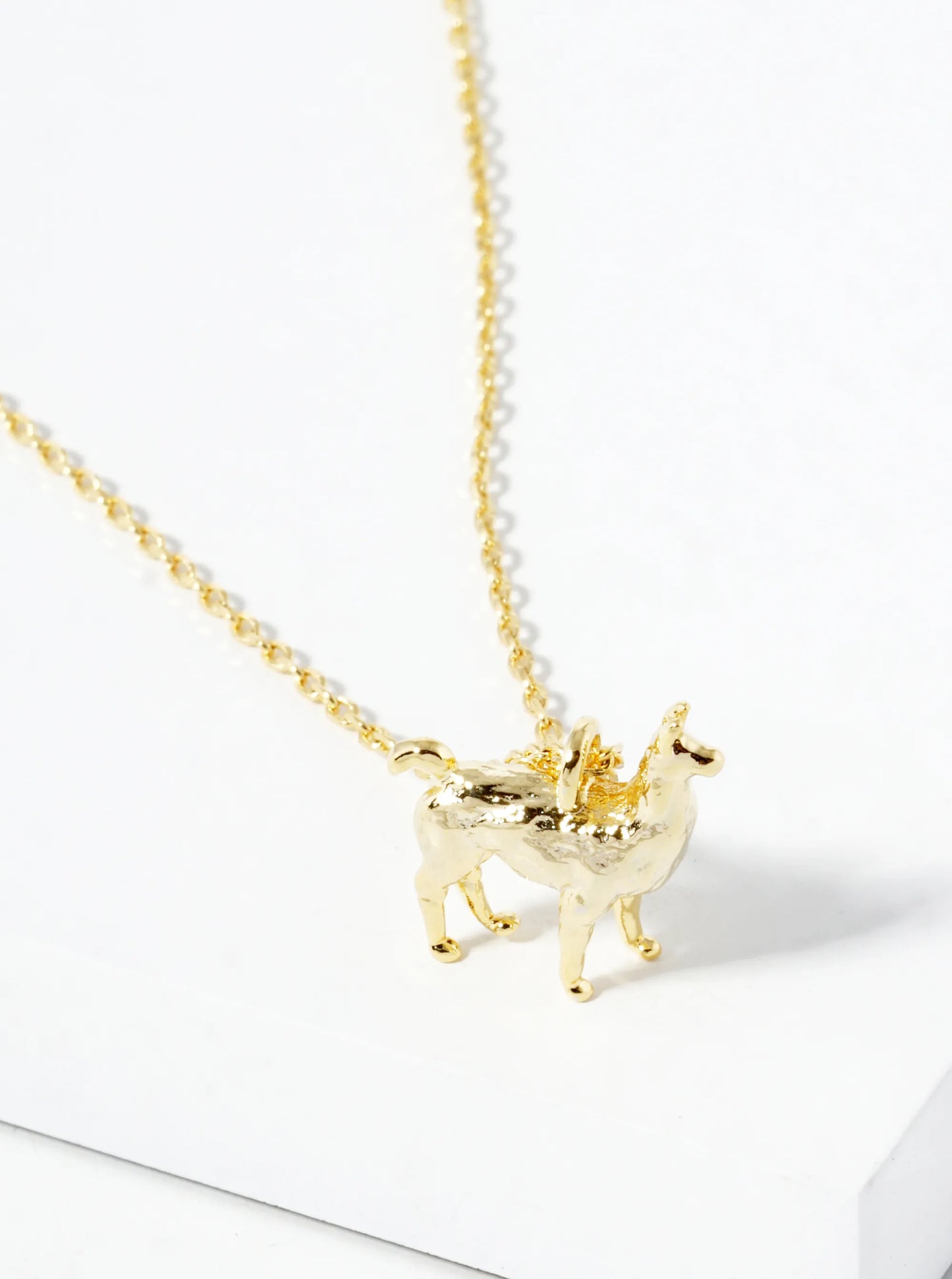 18K Gold Dipped Alpaca Pendant Necklace