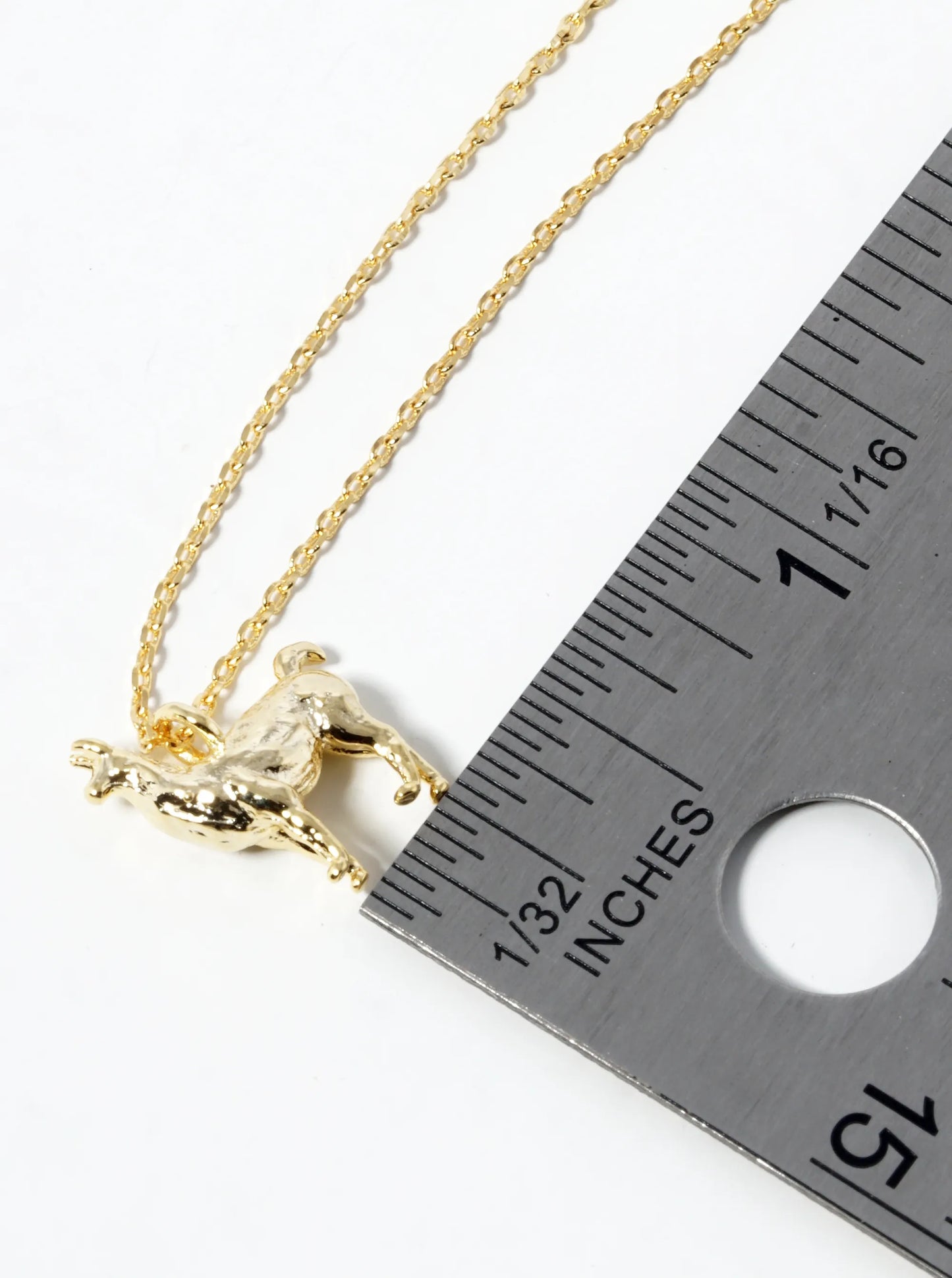 18K Gold Dipped Alpaca Pendant Necklace