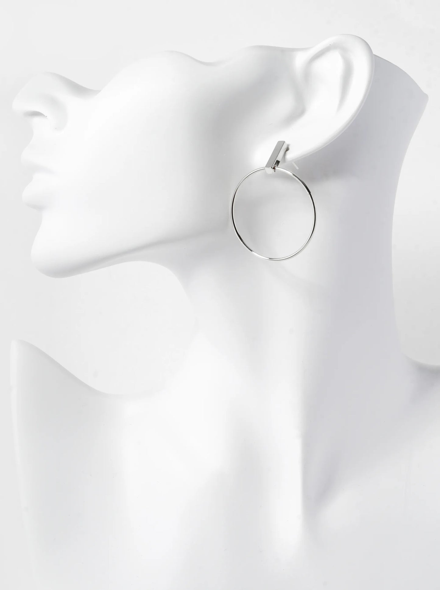 18K Gold Dipped Brass Door Knocker Sterling Silver Post Dangle Earrings