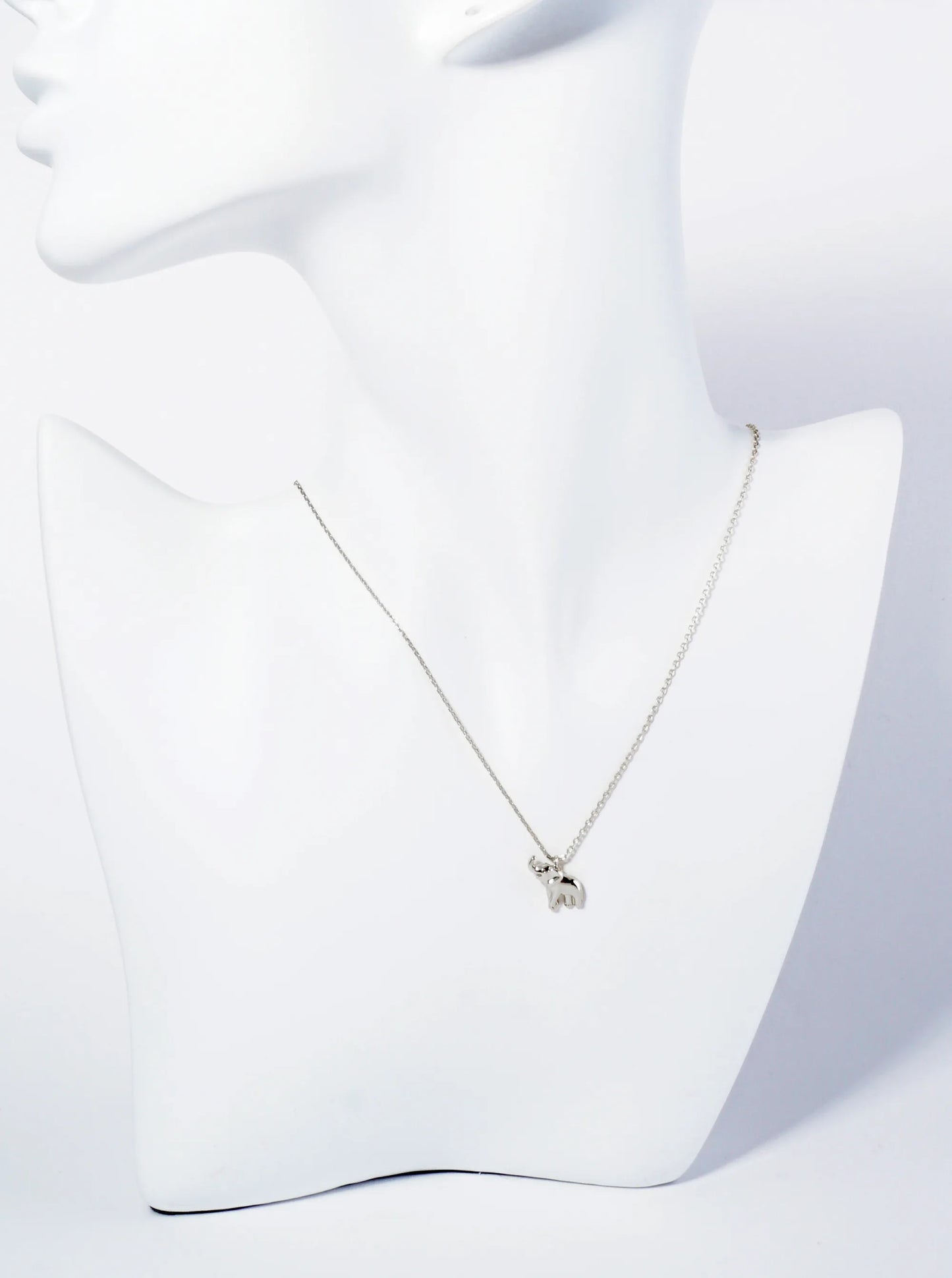 18K Gold Dipped Brass Elephant Pendant Necklace