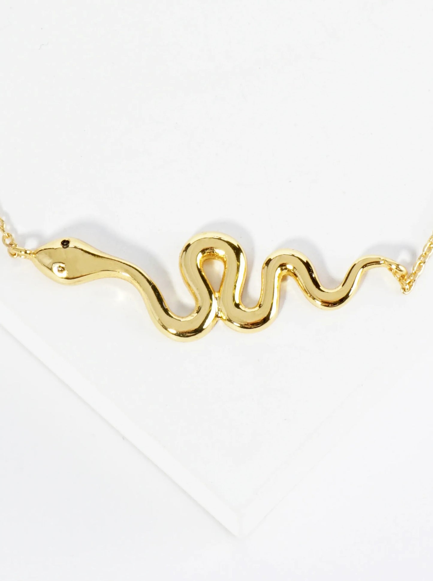 18K Gold Dipped Brass Snake Chain Anklet