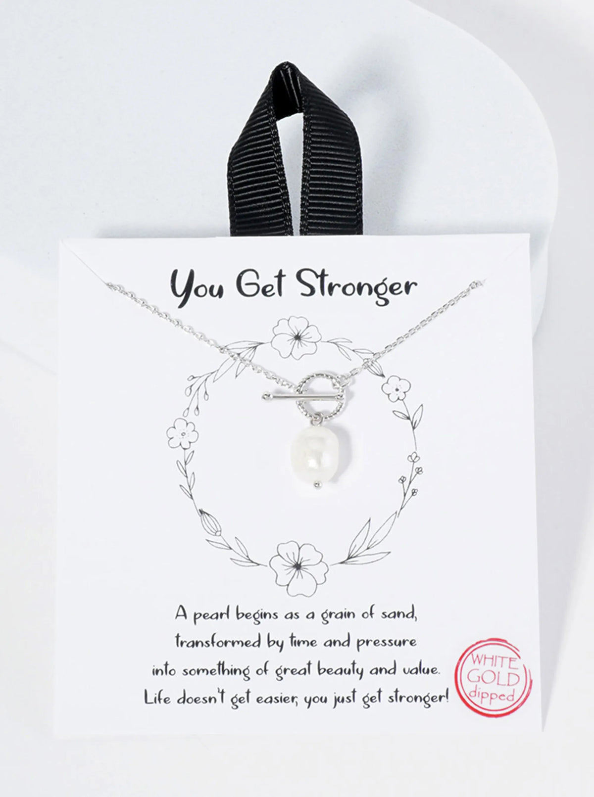18K-Gold-Dipped Brass Toggle-Closure Freshwater-Pearl Pendant Necklace