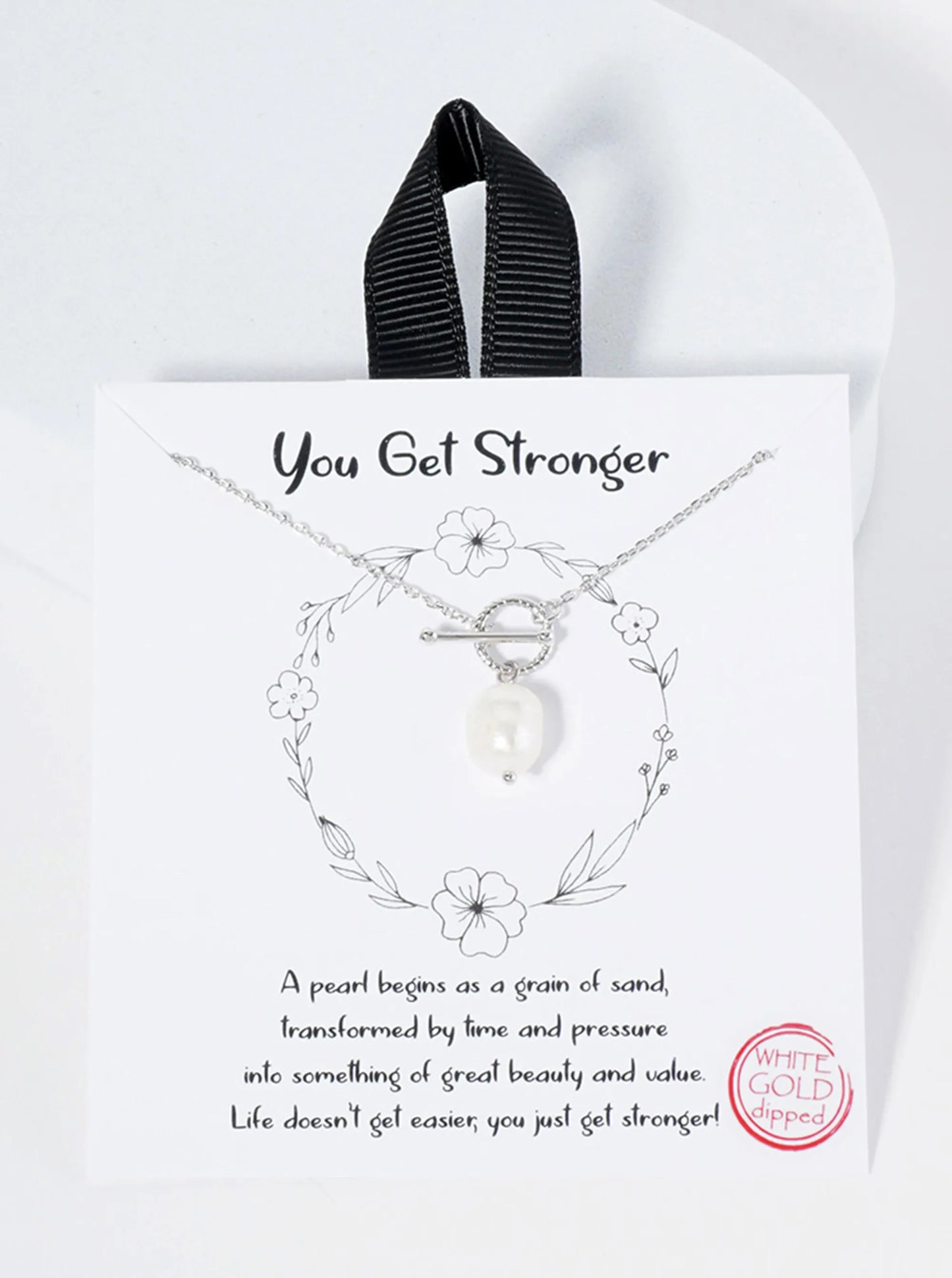 18K-Gold-Dipped Brass Toggle-Closure Freshwater-Pearl Pendant Necklace