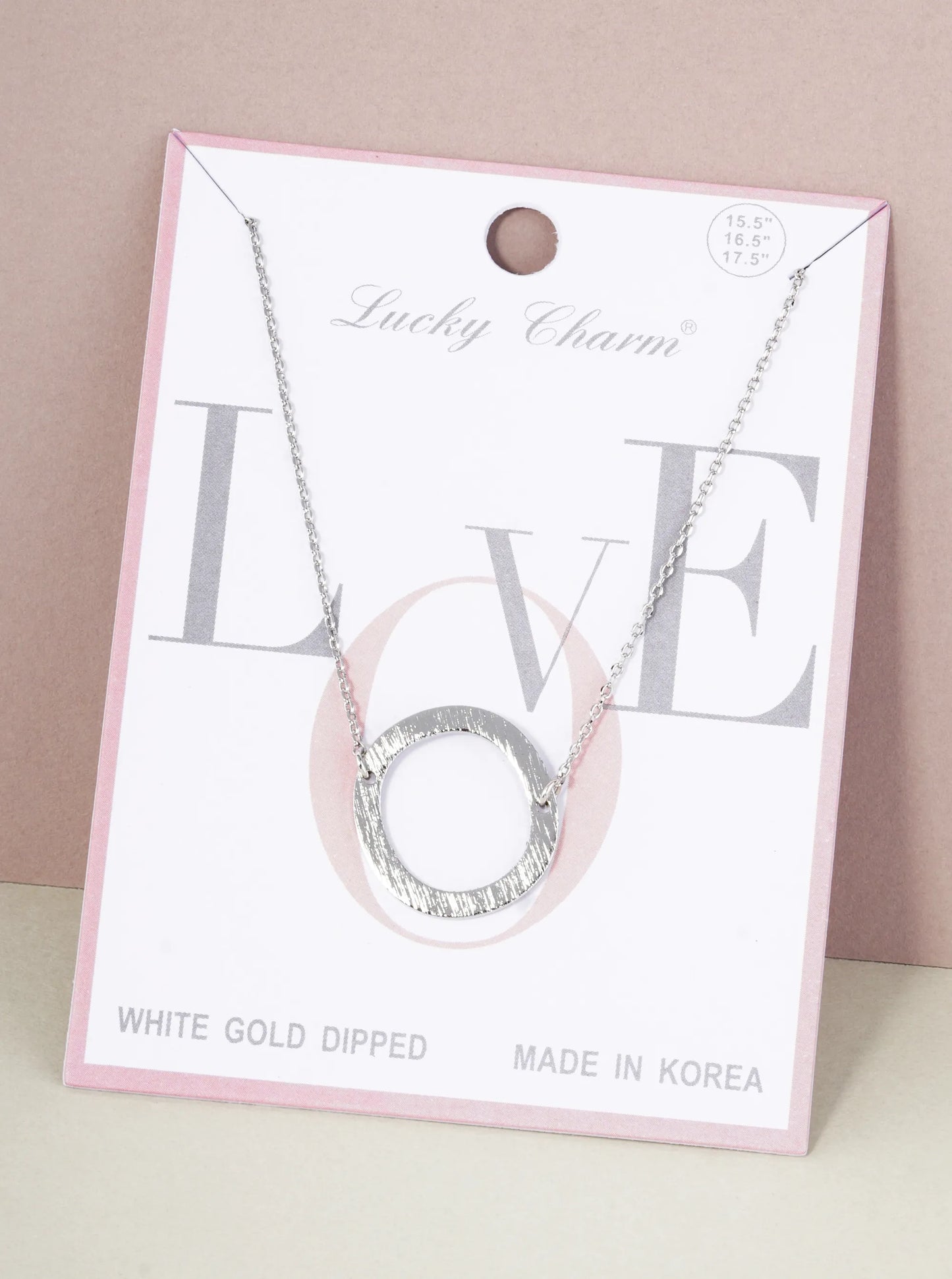 18K Gold Dipped Brushed Metal Initial Alphabet Letter Pendant Necklace
