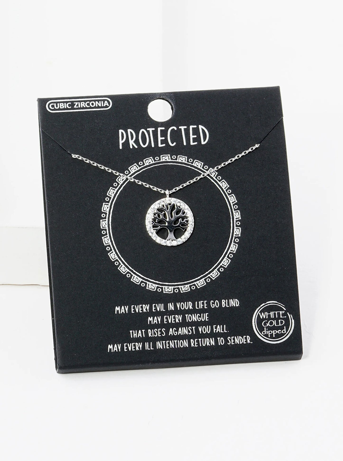 18K Gold Dipped Delicate Tree Of Life Pendant Necklace