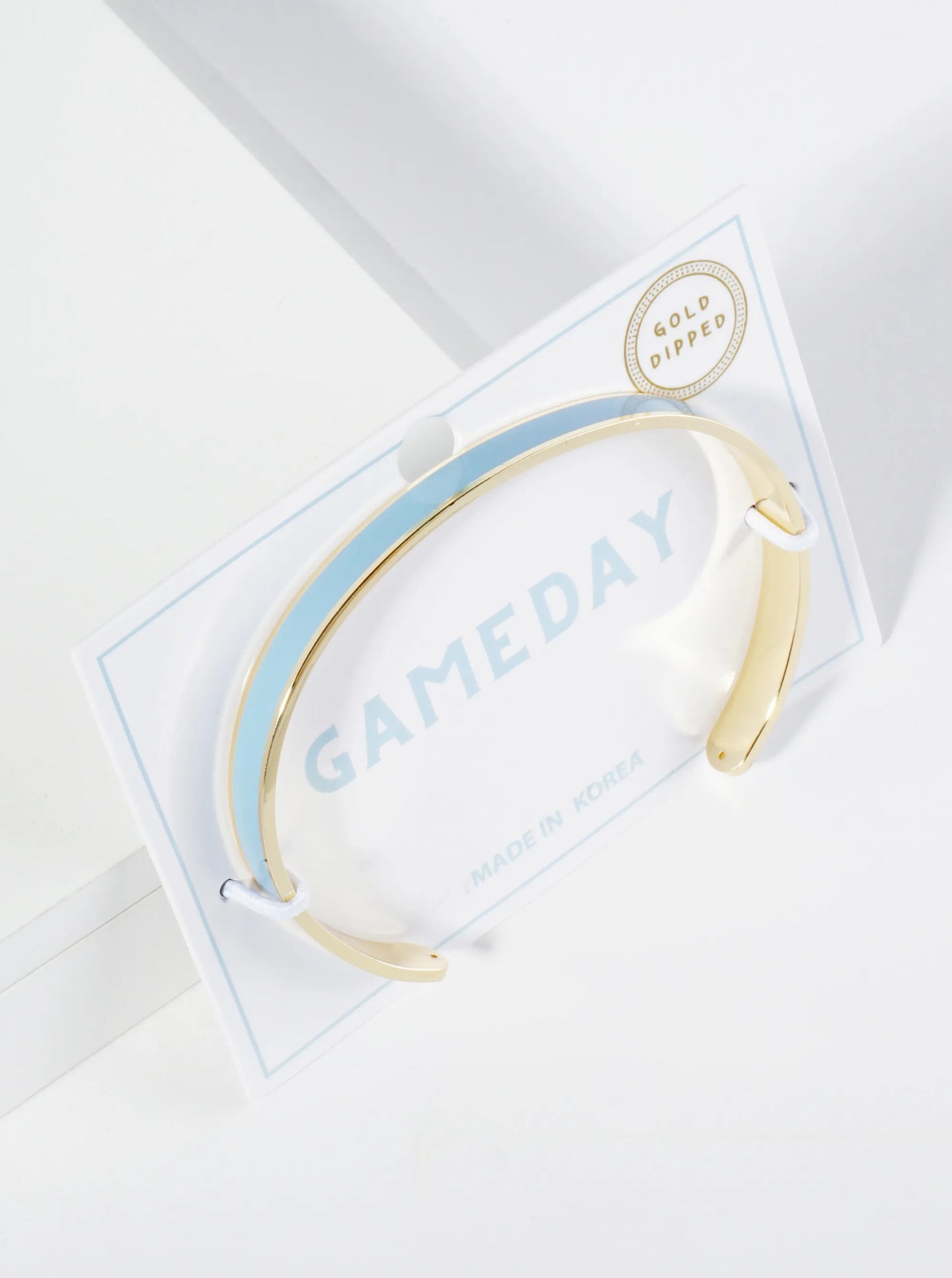 18K Gold Dipped Enamel Color Game Day Cuff Bracelet