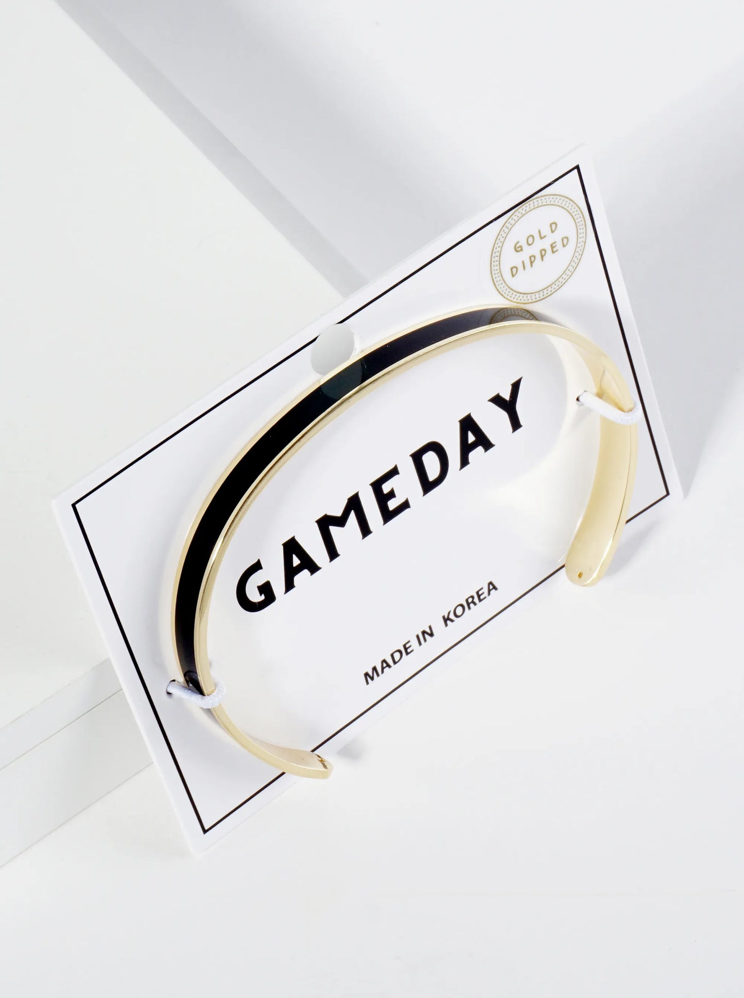 18K Gold Dipped Enamel Color Game Day Cuff Bracelet