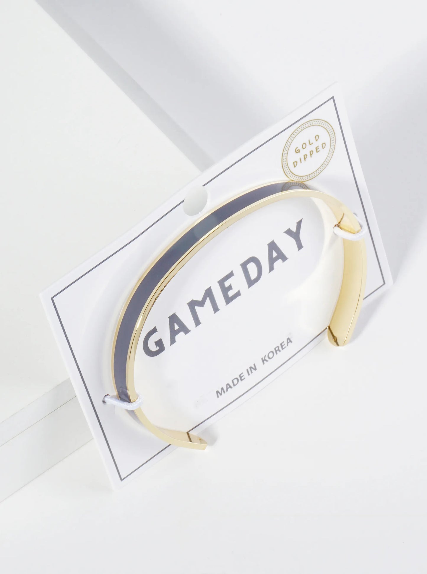 18K Gold Dipped Enamel Color Game Day Cuff Bracelet