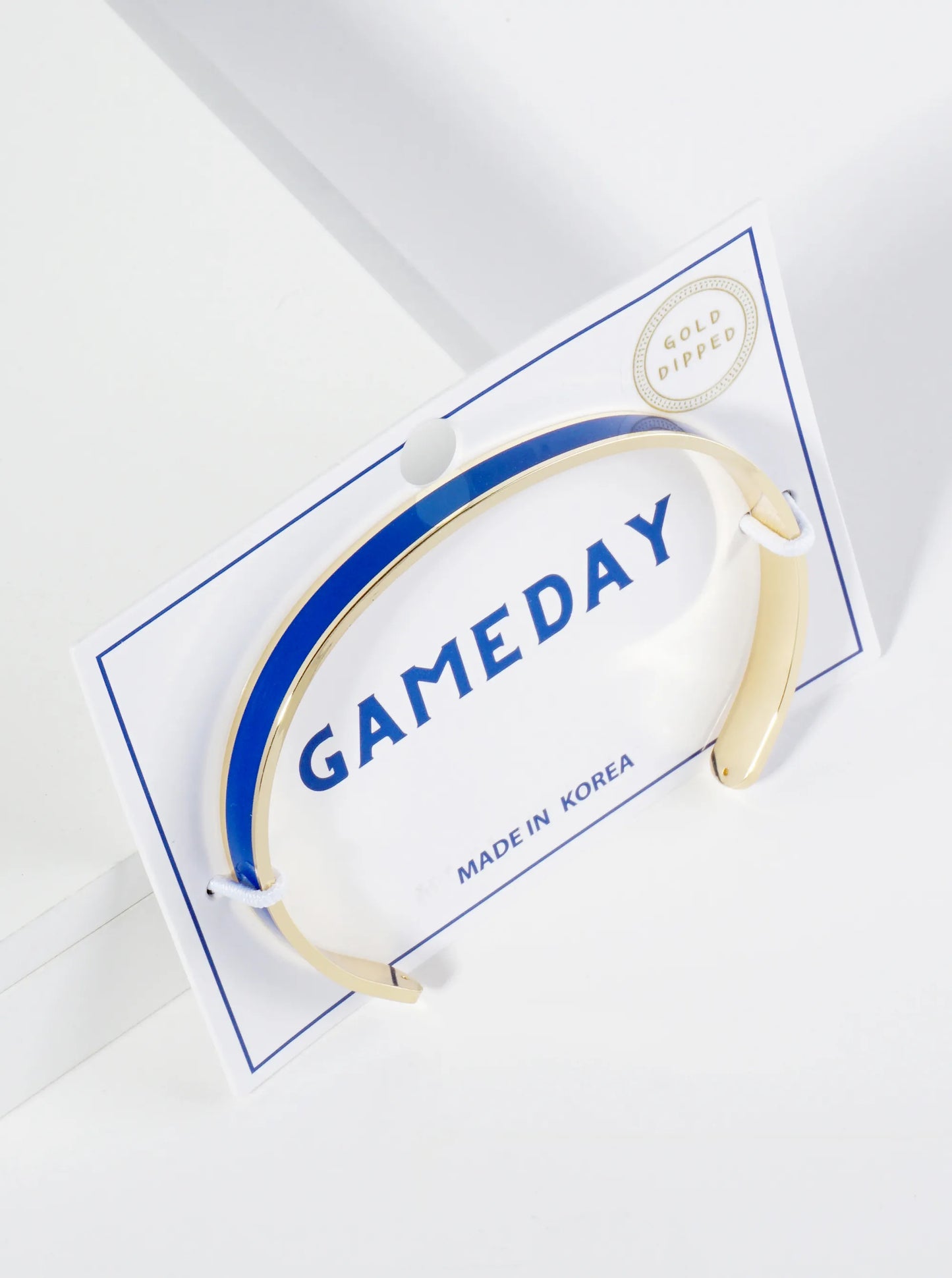 18K Gold Dipped Enamel Color Game Day Cuff Bracelet