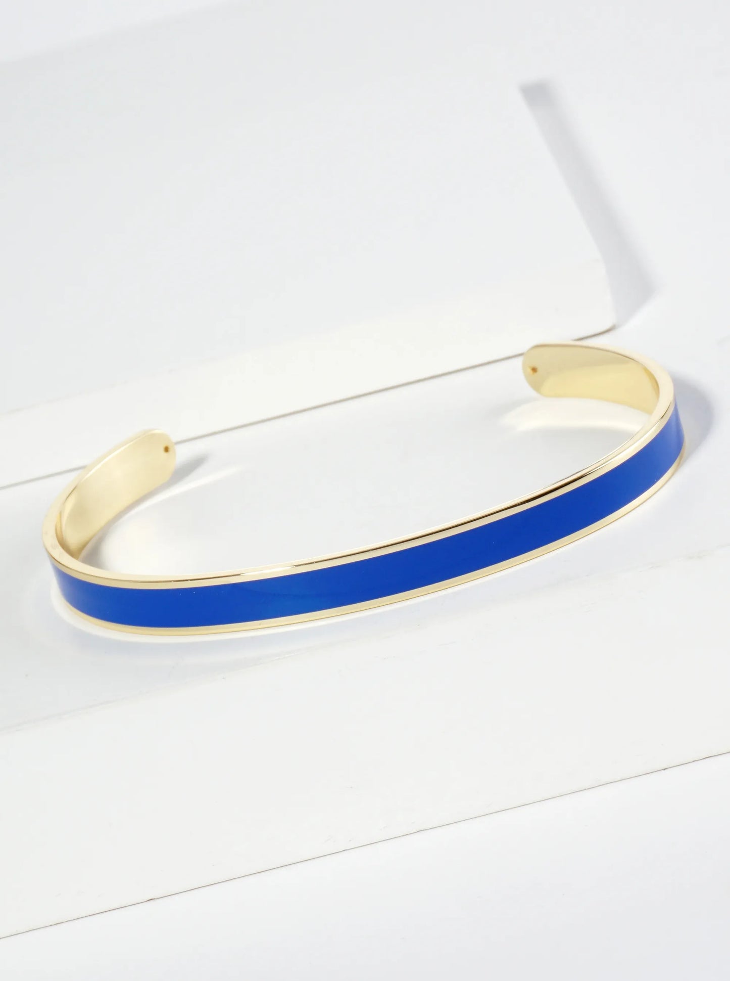 18K Gold Dipped Enamel Color Game Day Cuff Bracelet