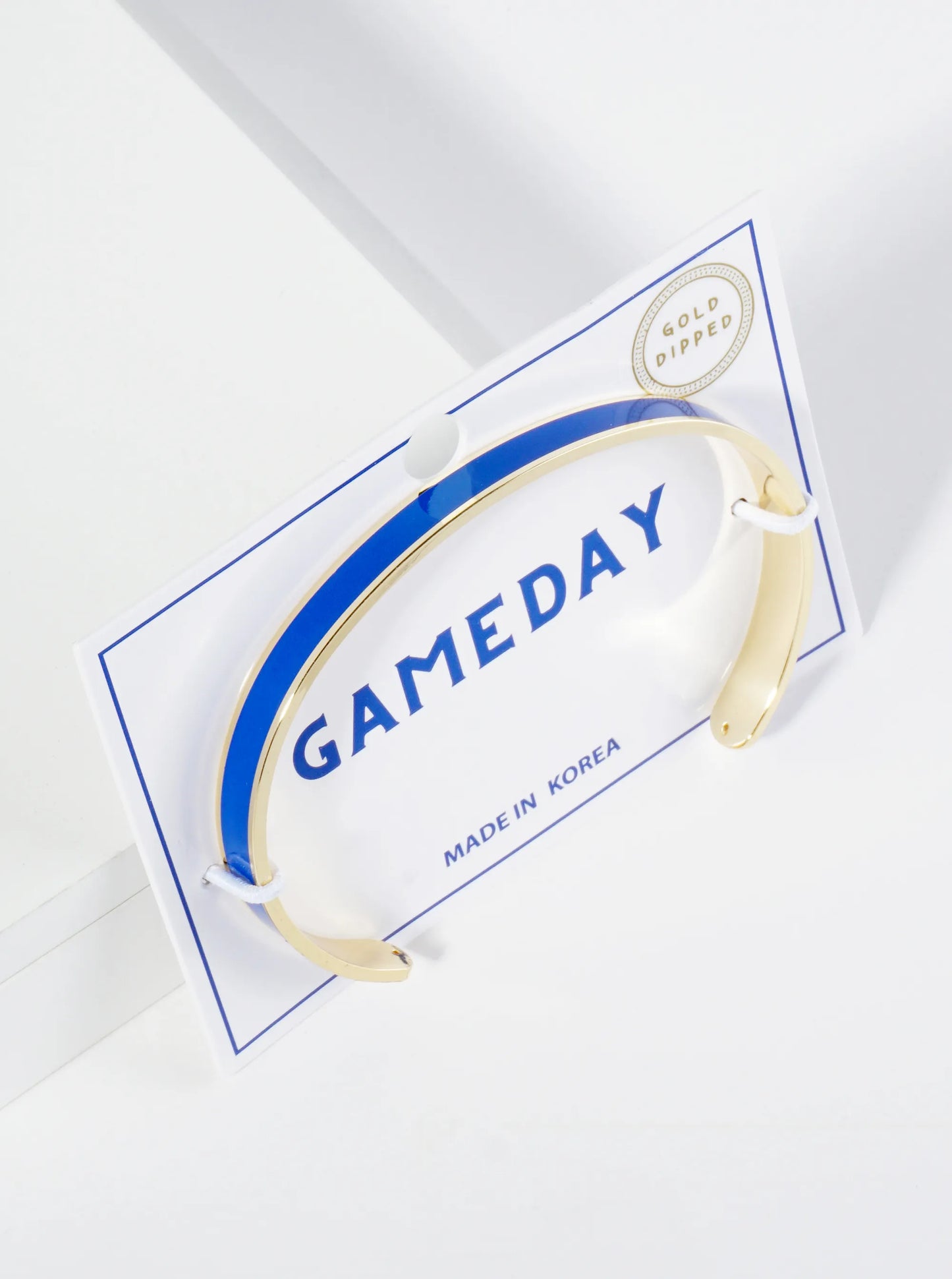 18K Gold Dipped Enamel Color Game Day Cuff Bracelet