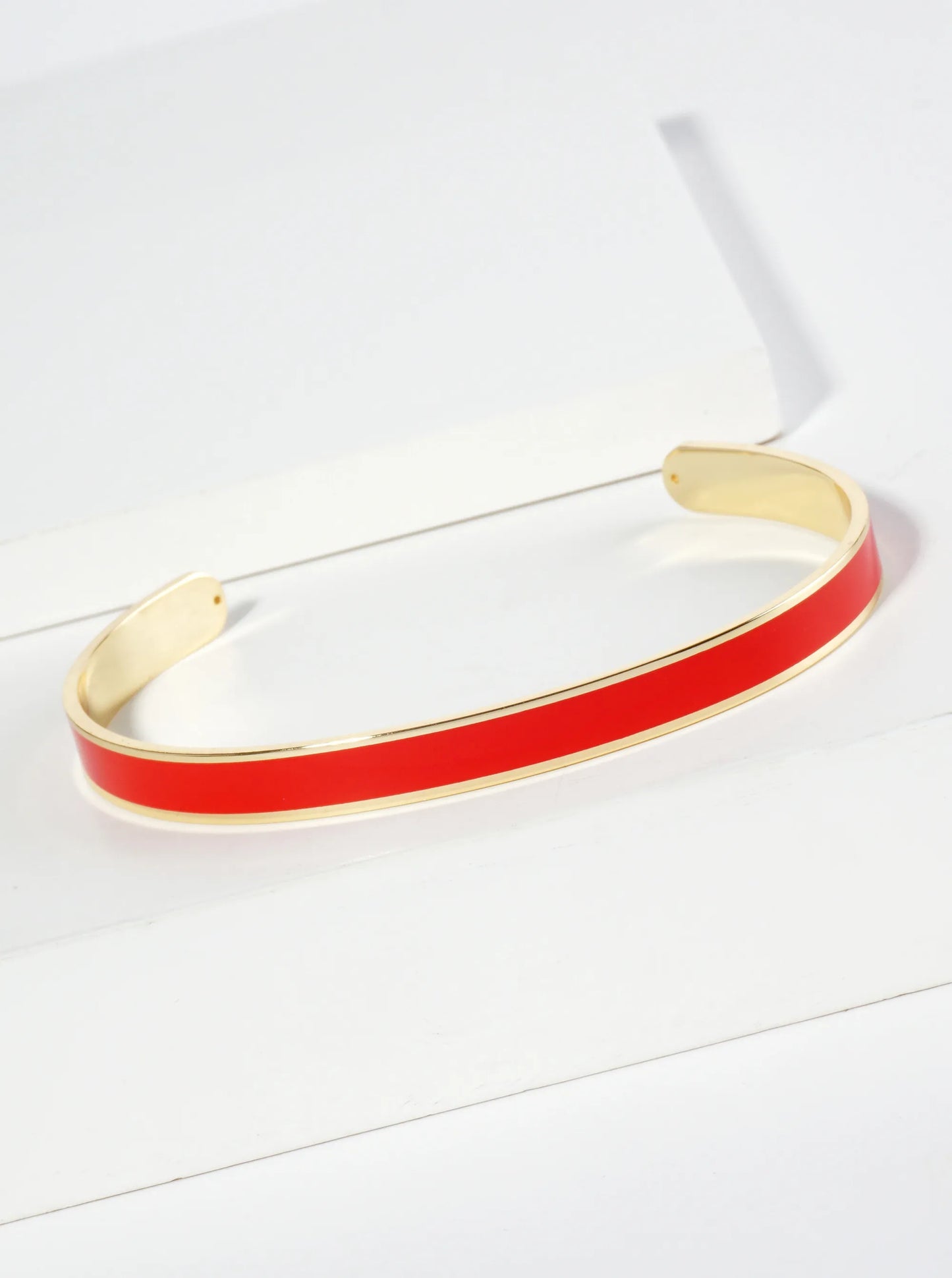 18K Gold Dipped Enamel Color Game Day Cuff Bracelet