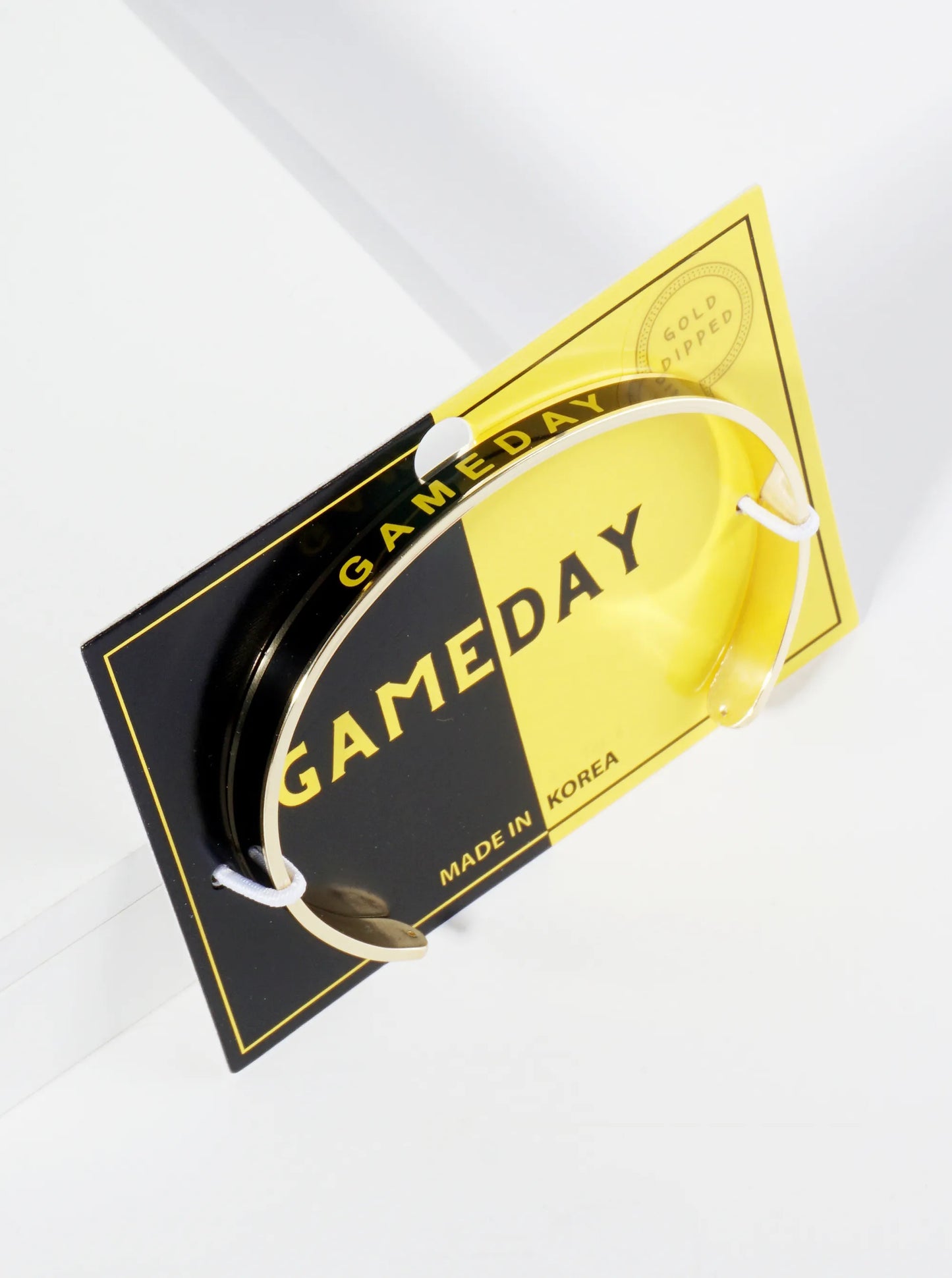18K Gold Dipped Enamel Game Day Cuff Bracelet