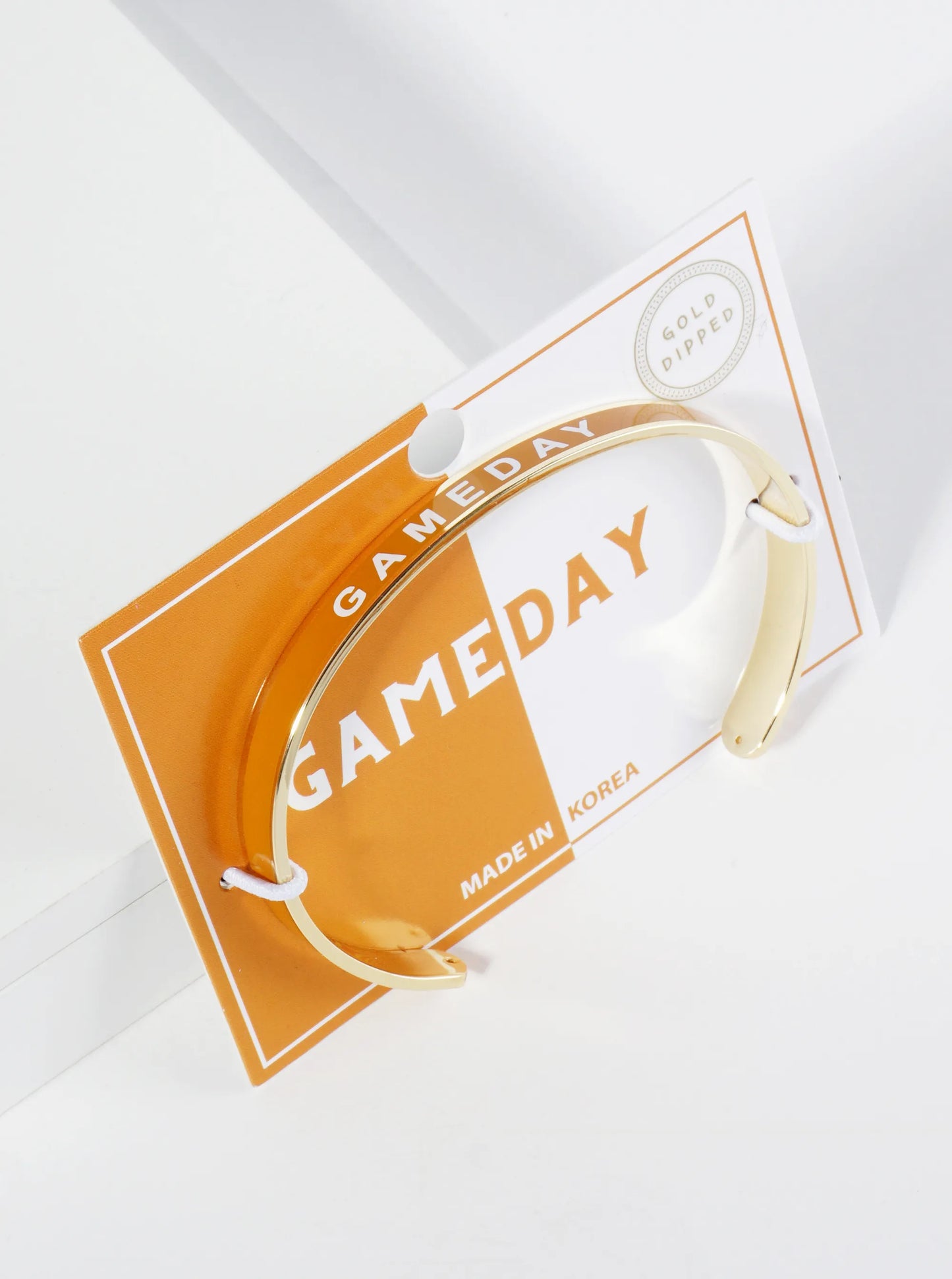 18K Gold Dipped Enamel Game Day Cuff Bracelet