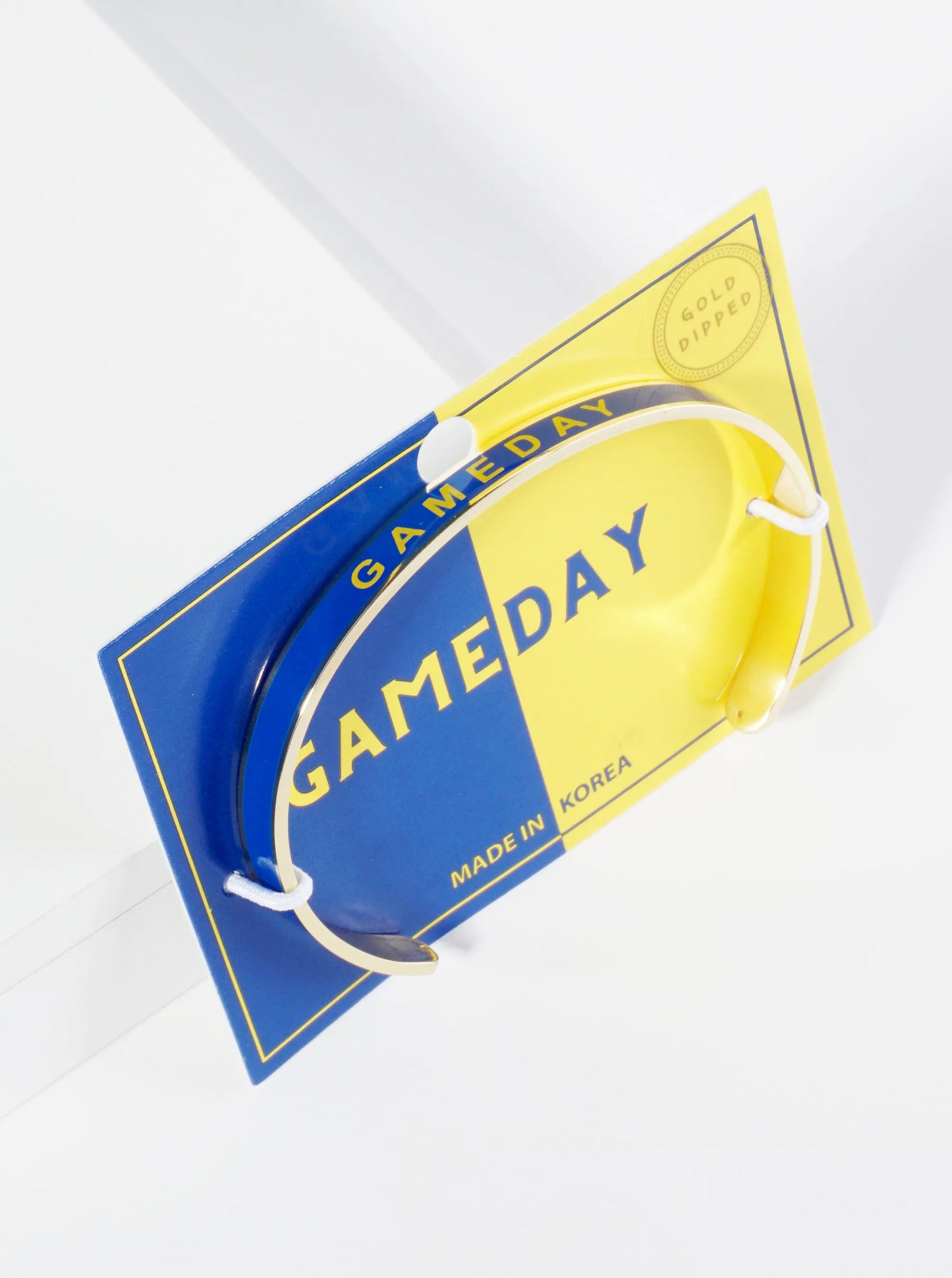 18K Gold Dipped Enamel Game Day Cuff Bracelet
