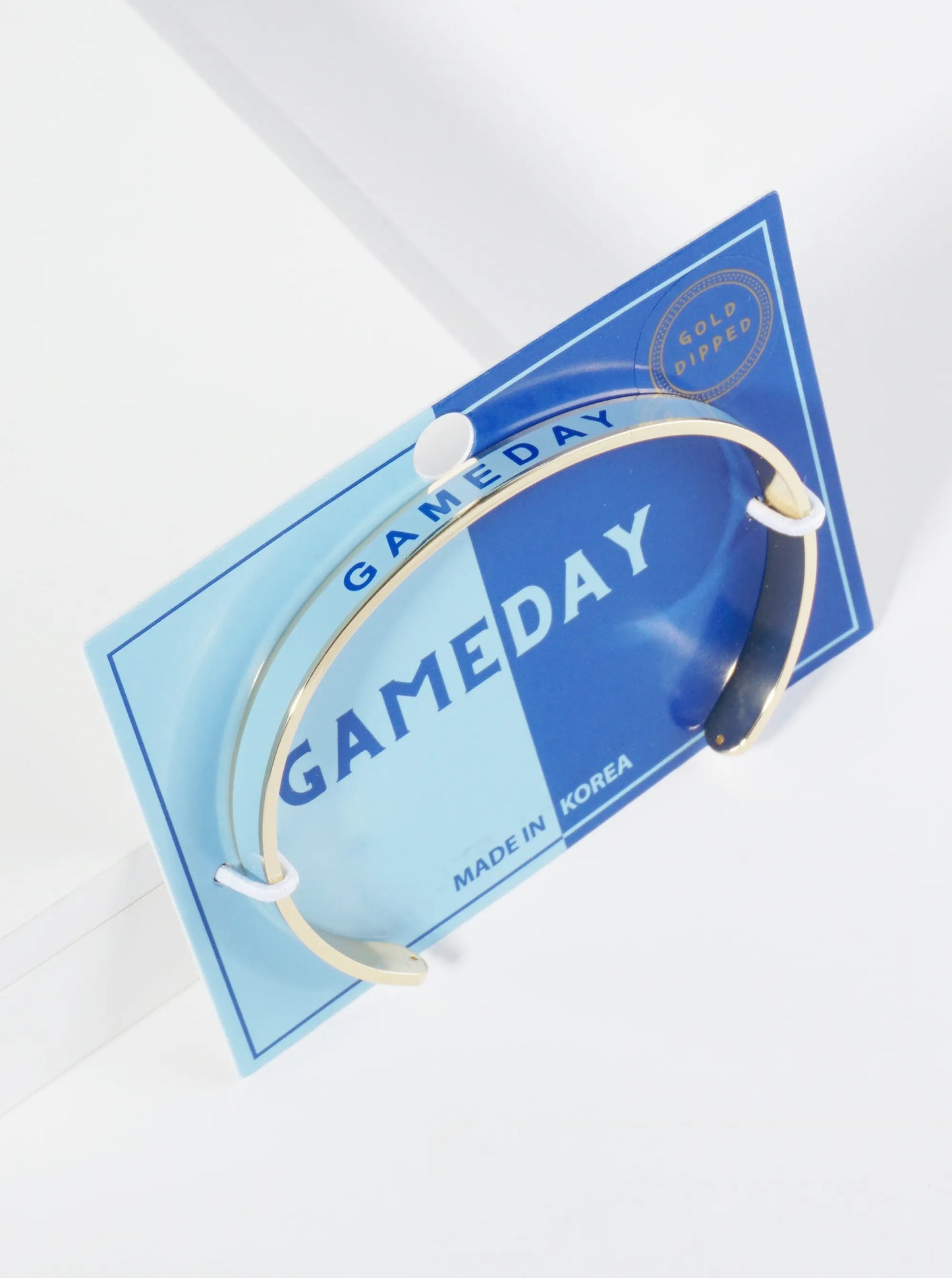 18K Gold Dipped Enamel Game Day Cuff Bracelet