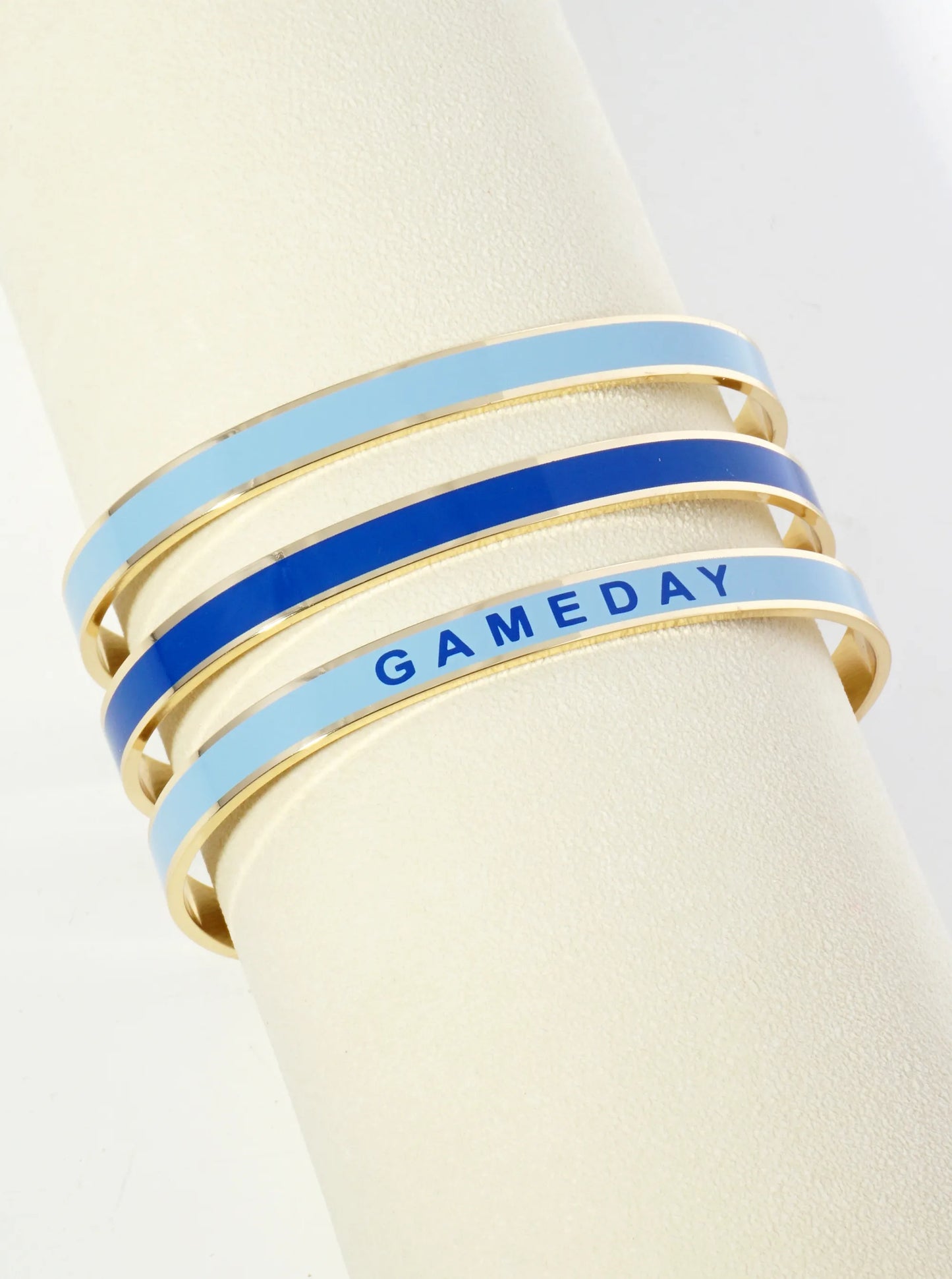 18K Gold Dipped Enamel Game Day Cuff Bracelet
